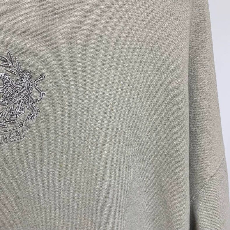 Balenciaga Balenciaga Double-B wheat-ear embroidered hooded sweatshirt Size US XS / EU 42 / 0 - 9 Thumbnail