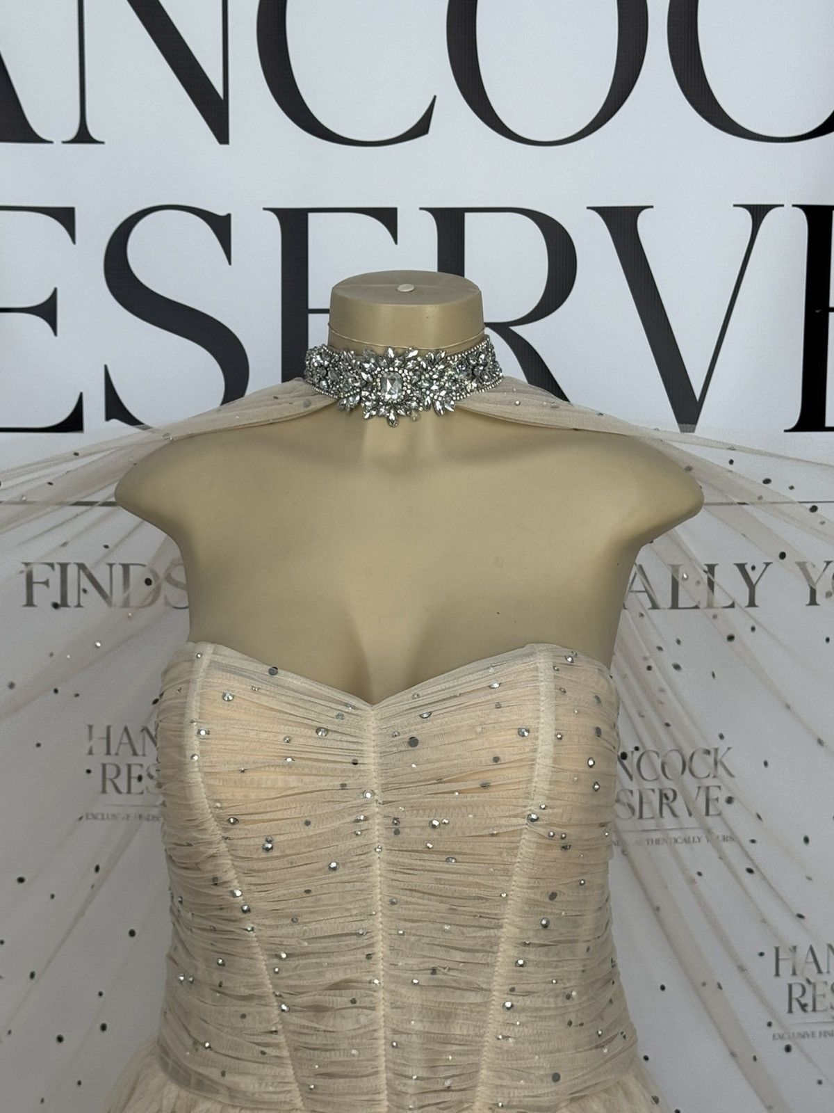 Other Tarik Ediz “Edmon” Crystal Cape Gown –size 14 Size XL / US 12-14 / IT 48-50 - 6 Thumbnail