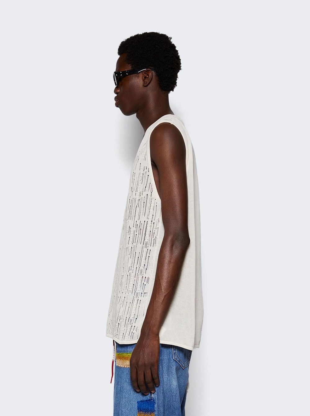 Lanvin o1mle0426 Sleeveless Tank Tops in White Size US XXL / EU 58 / 5 - 4 Thumbnail
