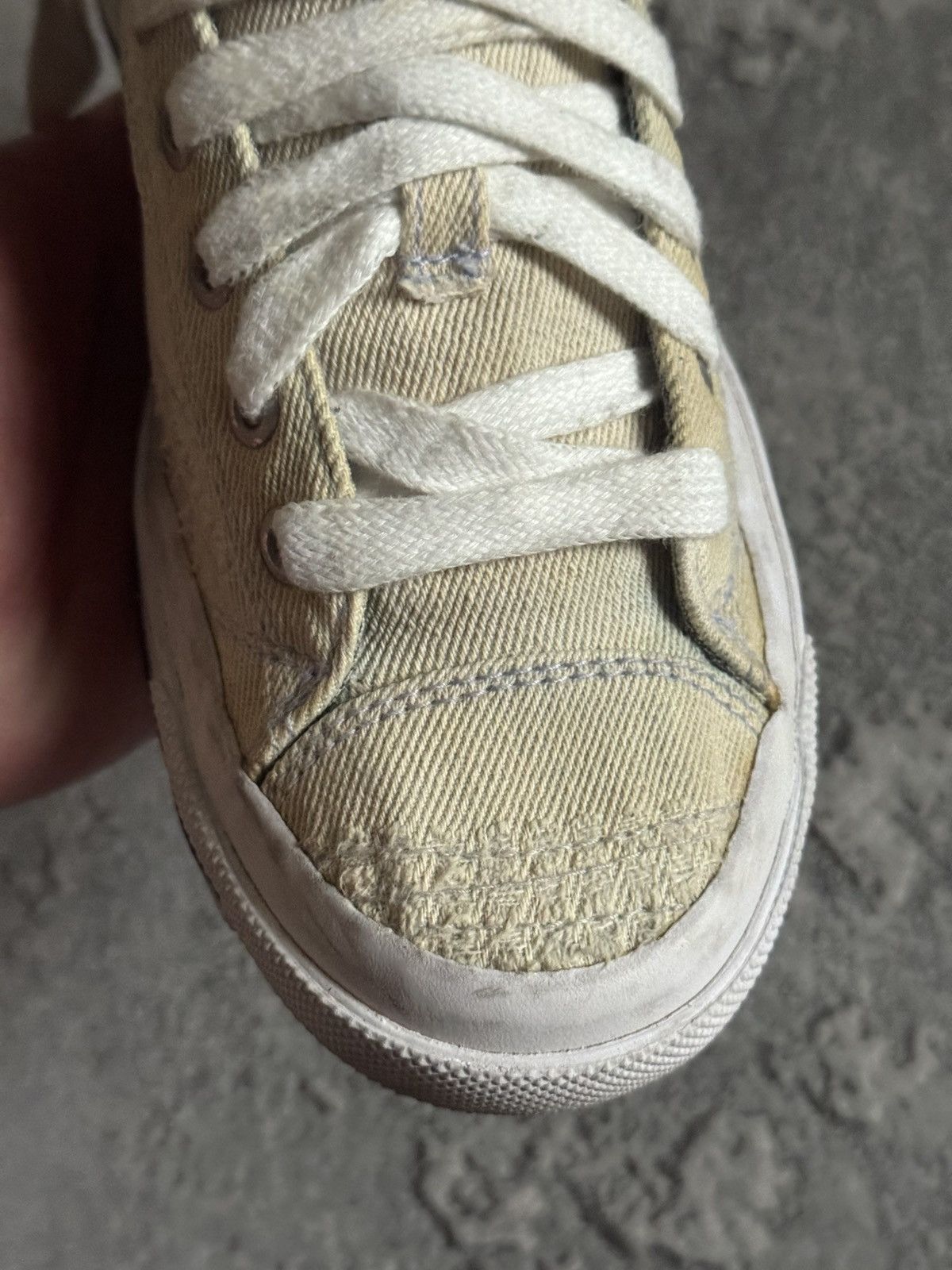 Diesel Diesel US6/EUR36/JPN23 low top denim sneakers shoes Y2K 90s Size US 6 / IT 36 - 14 Thumbnail