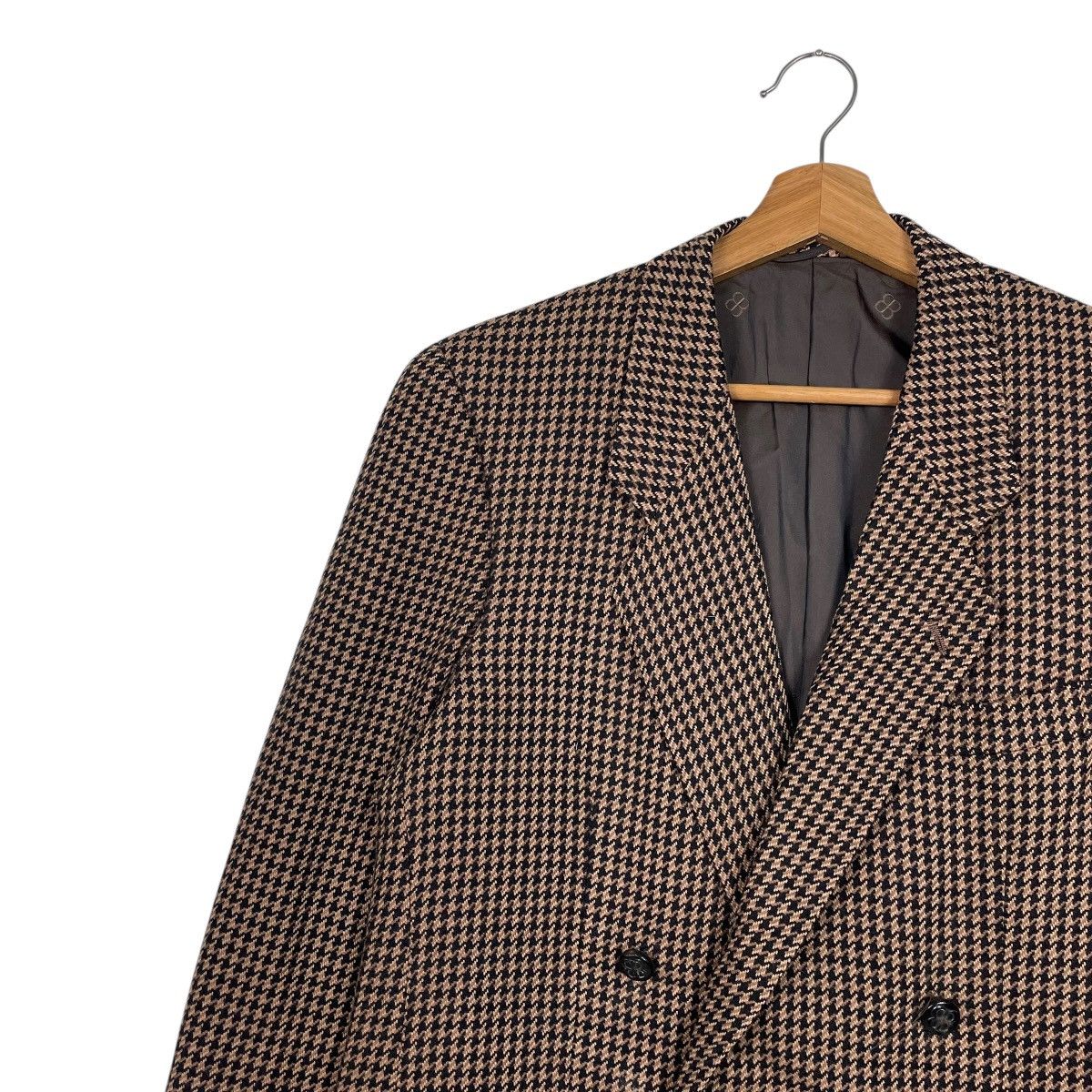 Balenciaga Balenciaga Paris Herringbone Wool Double Breasted Jacket Size US M / EU 48-50 / 2 - 6 Thumbnail