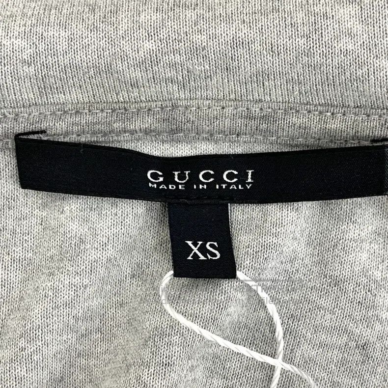 Gucci Gucci Grey cotton hooded drawstring zipper long-sleeved sw Size US XS / EU 42 / 0 - 5 Thumbnail