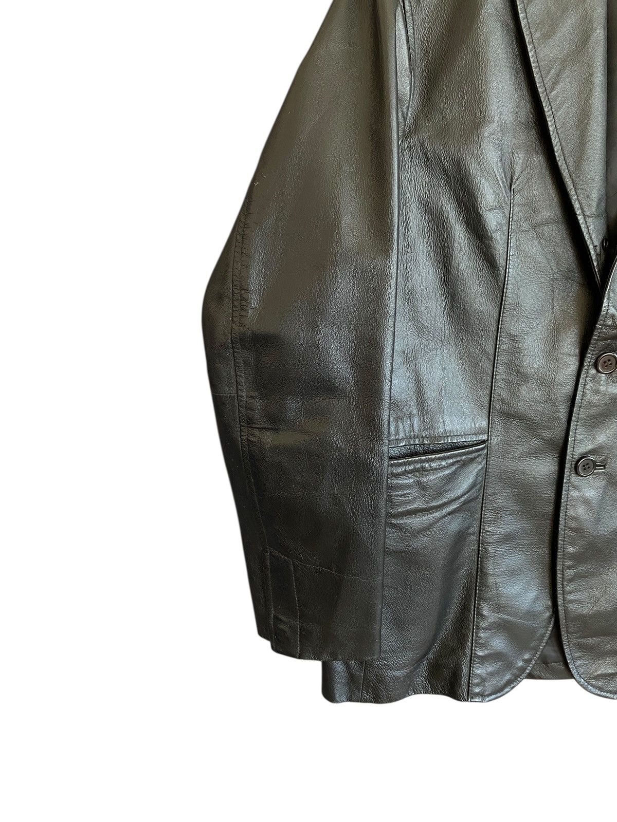 Japanese Brand Vintage Japanese Brand Takaiq Leather Jacket 1990s Size US M / EU 48-50 / 2 - 4 Thumbnail