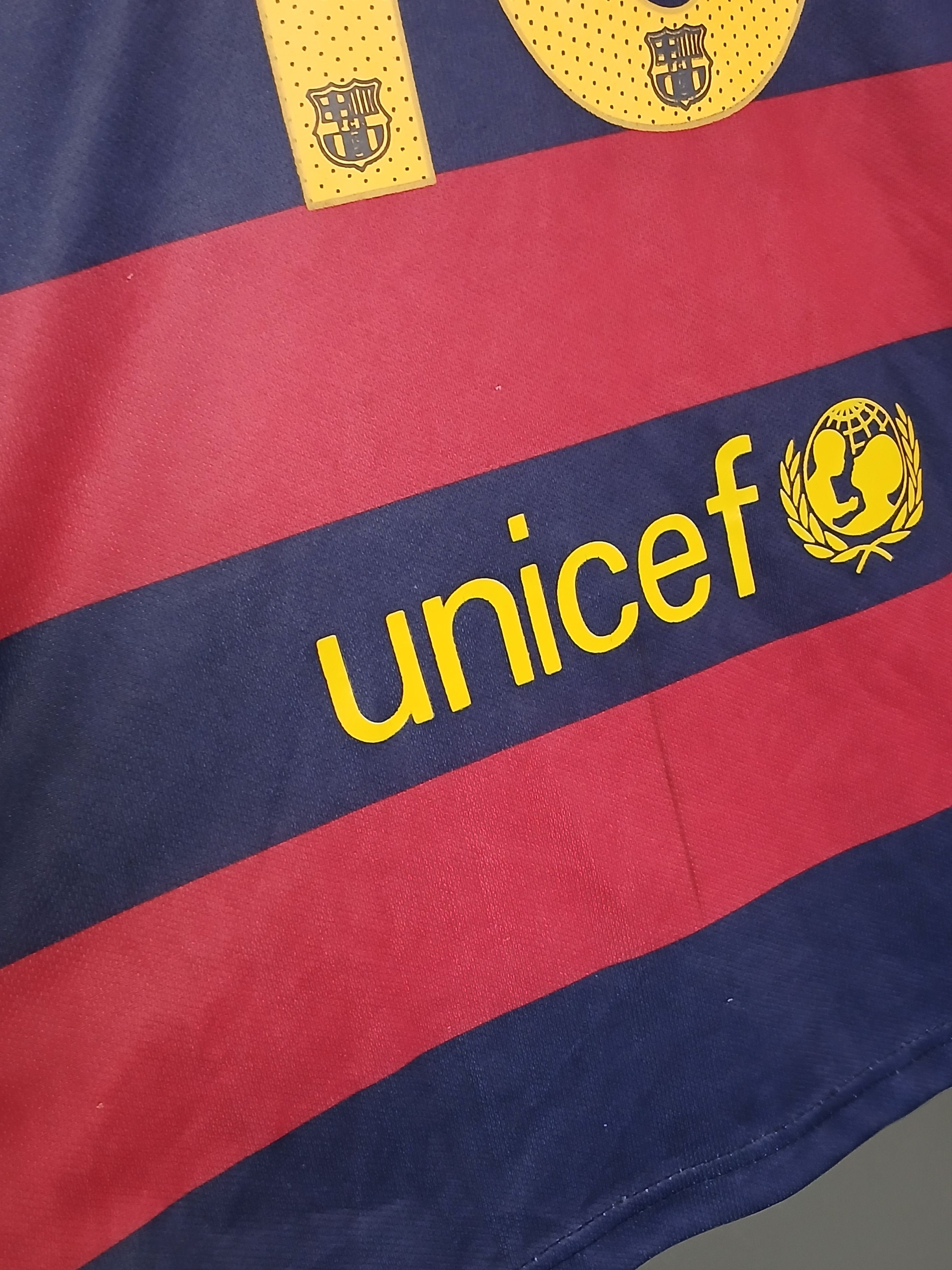 Other Barcelona 2015/2016 Home Messi Football Jersey T-Shirt Size US M / EU 48-50 / 2 - 7 Thumbnail
