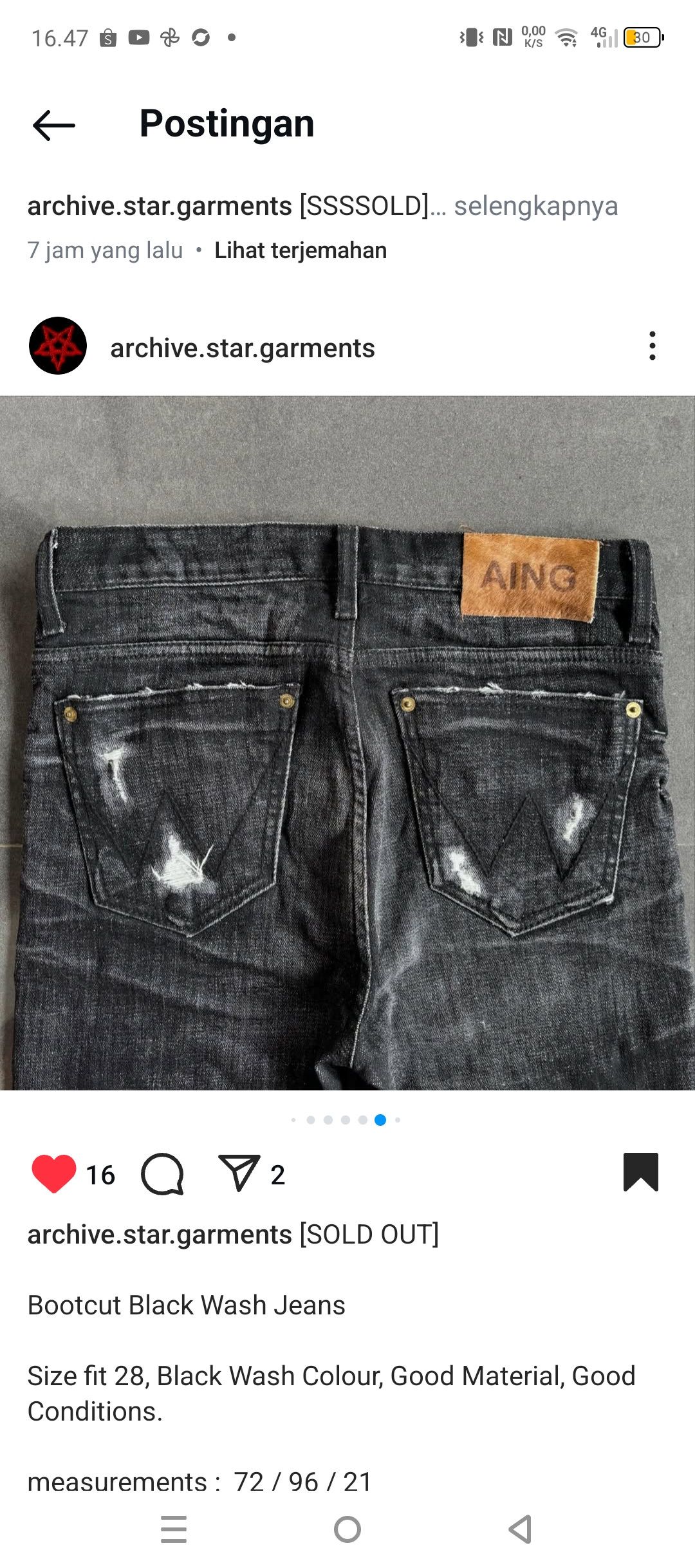 Beauty Beast × Hysteric Glamour × Japanese Brand 2000s Japanese flare bootcut black wash denim Size US 28 / EU 44 - 4 Thumbnail