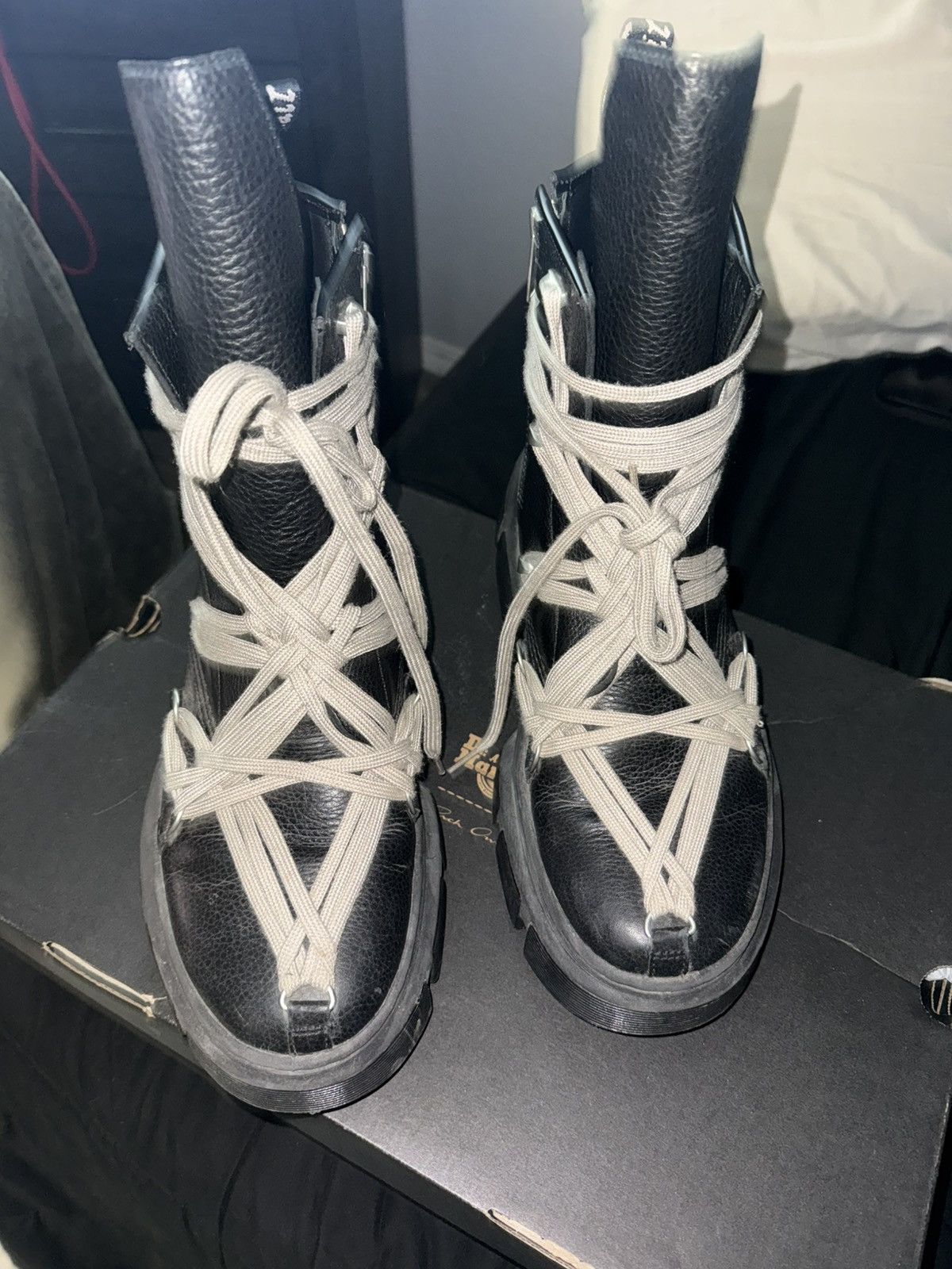 Dr. Martens × Rick Owens Dr. Martens X Rick Owens 1460 DMX Size US 13 / EU 46 - 4 Thumbnail
