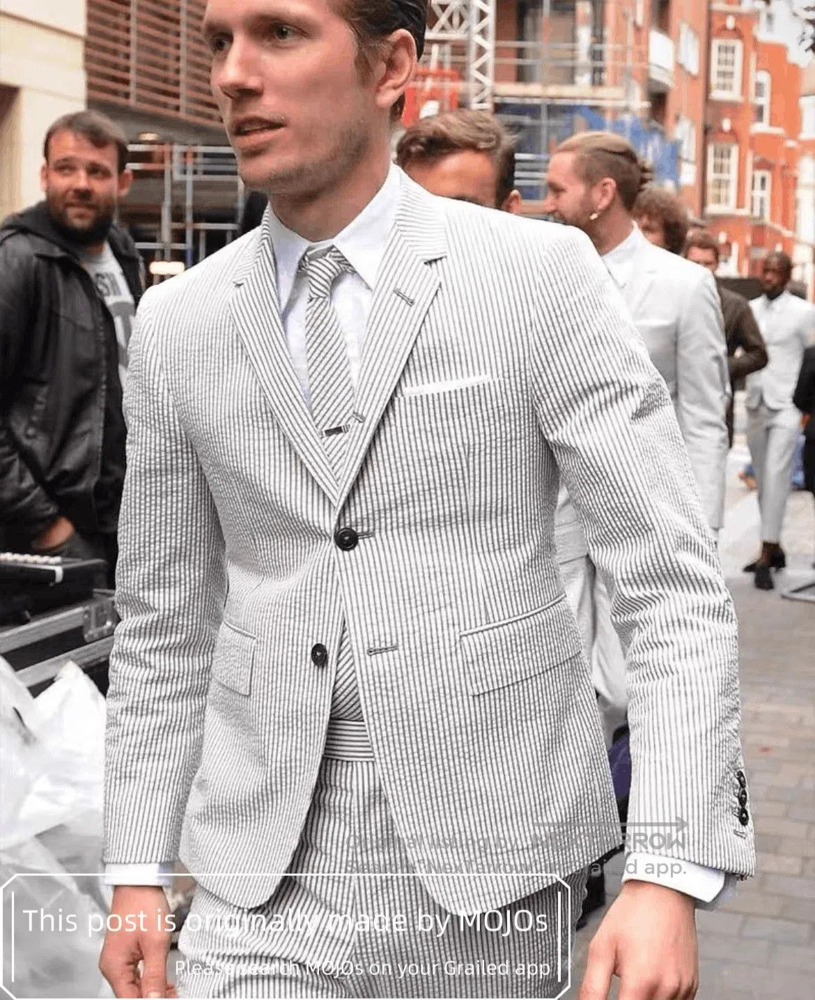 Thom Browne Thom Browne Multi Stipes Tie. Size ONE SIZE - 5 Thumbnail