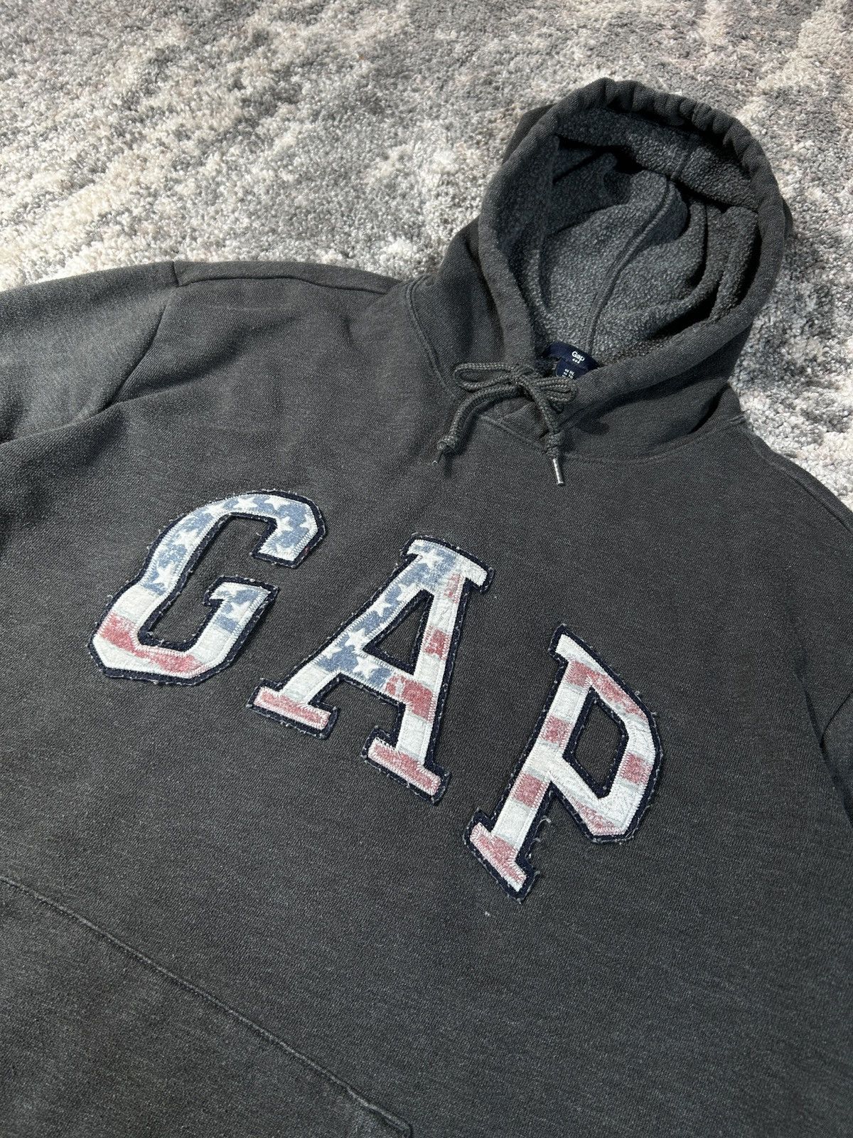 Gap × Vintage Vintage Gap Hoodie Boxy Fit Y2k Style Size US XL / EU 56 / 4 - 3 Thumbnail