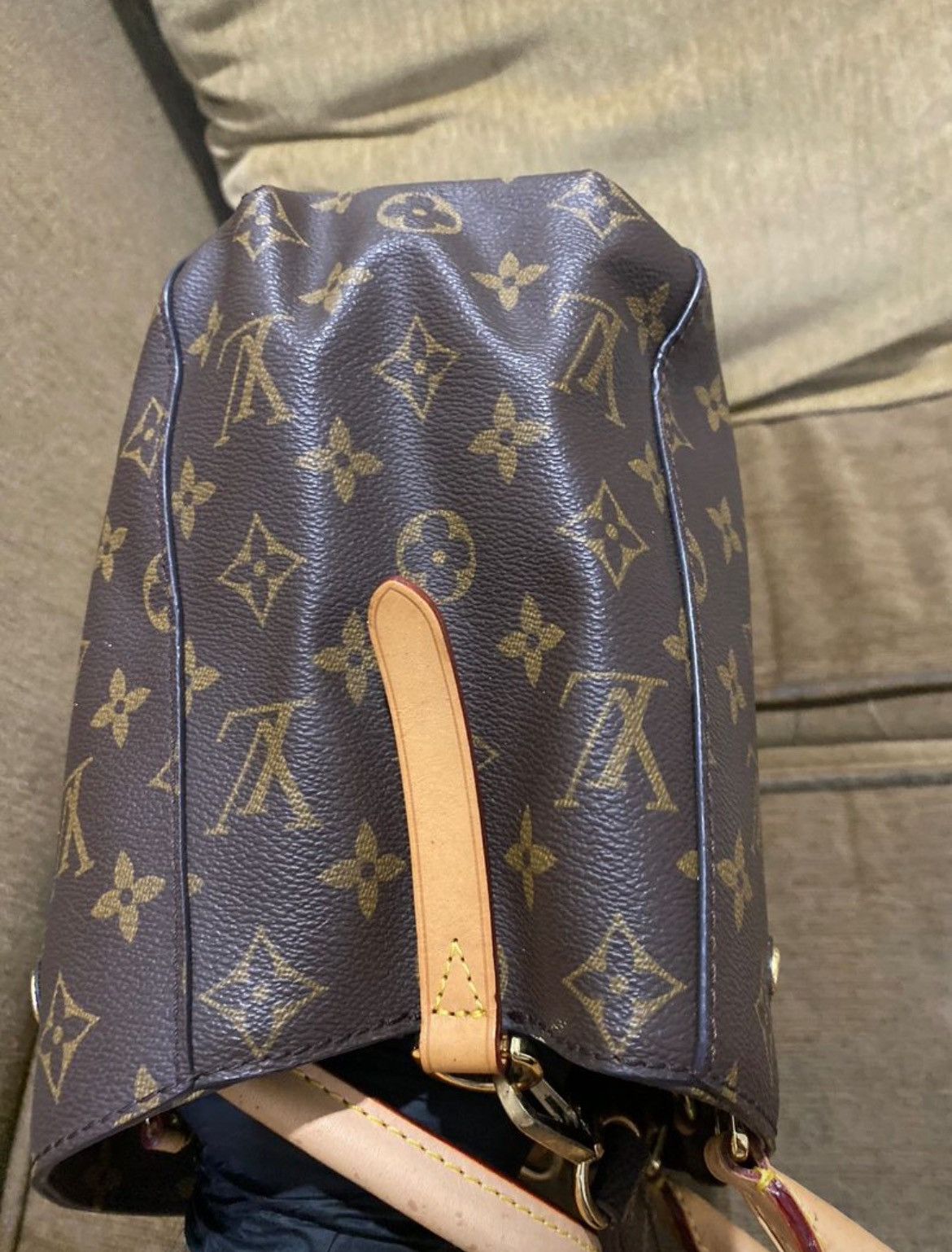 Louis Vuitton Montaigne MM Monogram Canvas Handle Bag Brown Size ONE SIZE - 7 Thumbnail