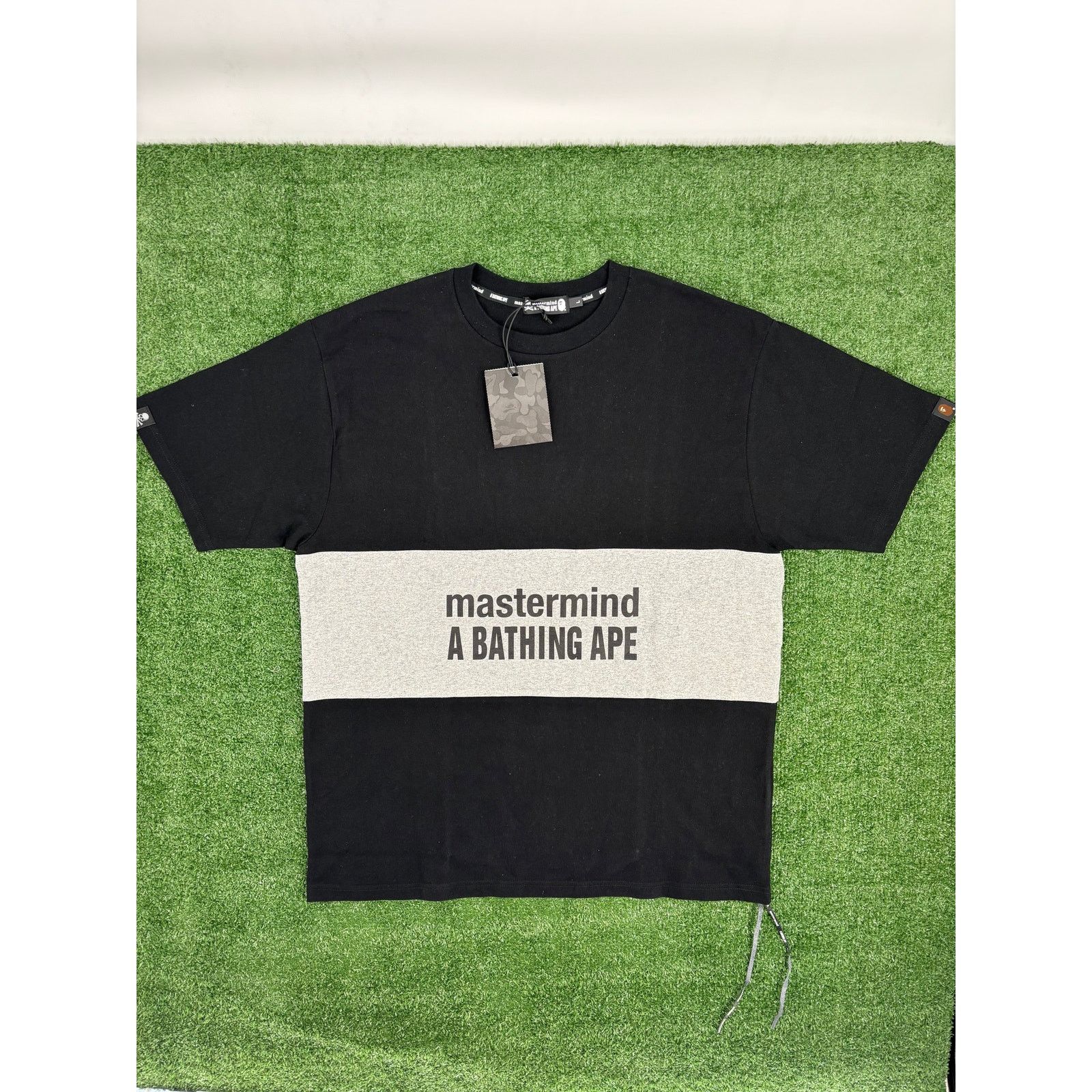 Bape Mastermind World X Bape Striped College Black T-Shirt SM Size US S / EU 44-46 / 1 - 2 Thumbnail