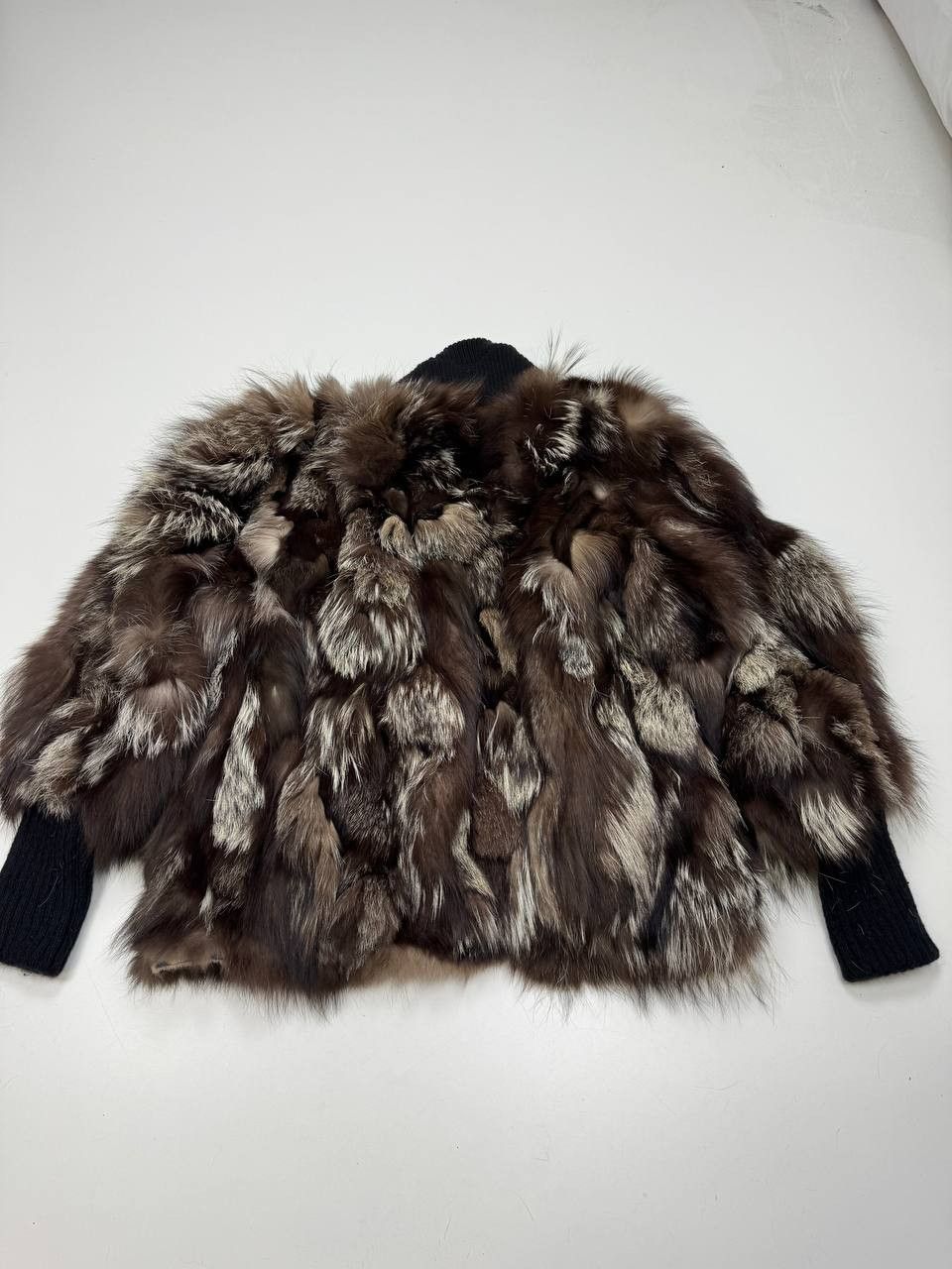 Vintage Vintage Real Fur Knit Trim Jacket, M, 2000s Size M / US 6-8 / IT 42-44 - 13 Thumbnail