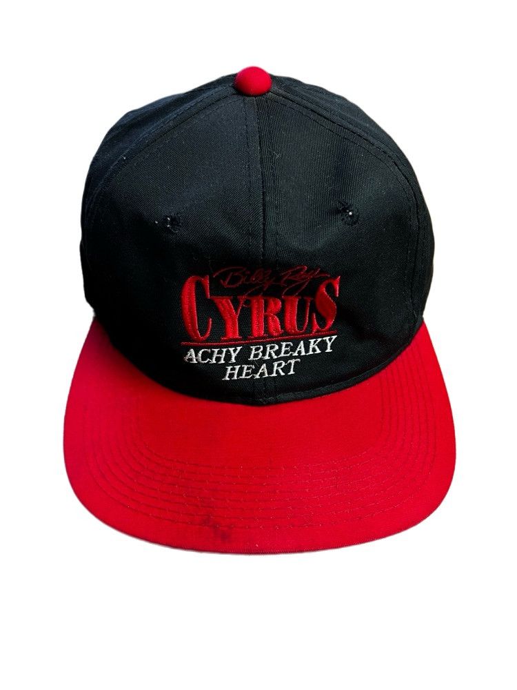 Vintage Vintage 1990's Billy Ray Cyrus Achy Breaky Heart Snapback Size ONE SIZE - 1 Thumbnail