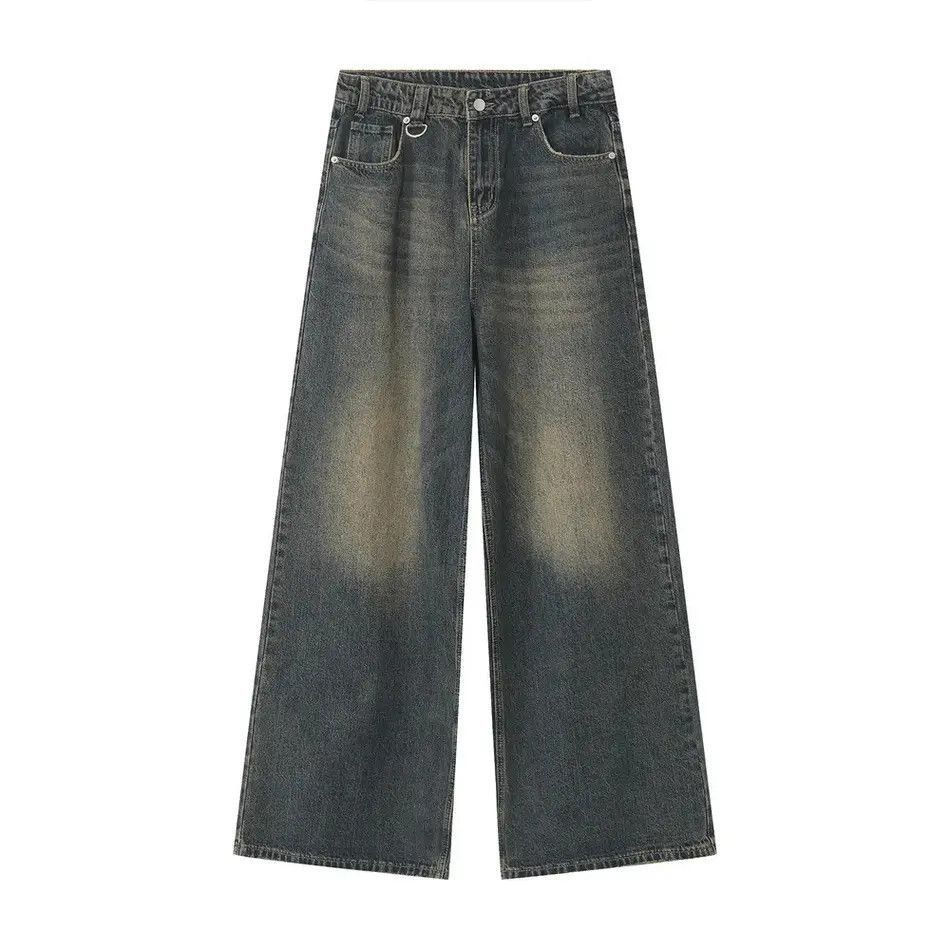 Japanese Brand Retro loose wide leg jeans Size US 32 / EU 48 - 5 Thumbnail
