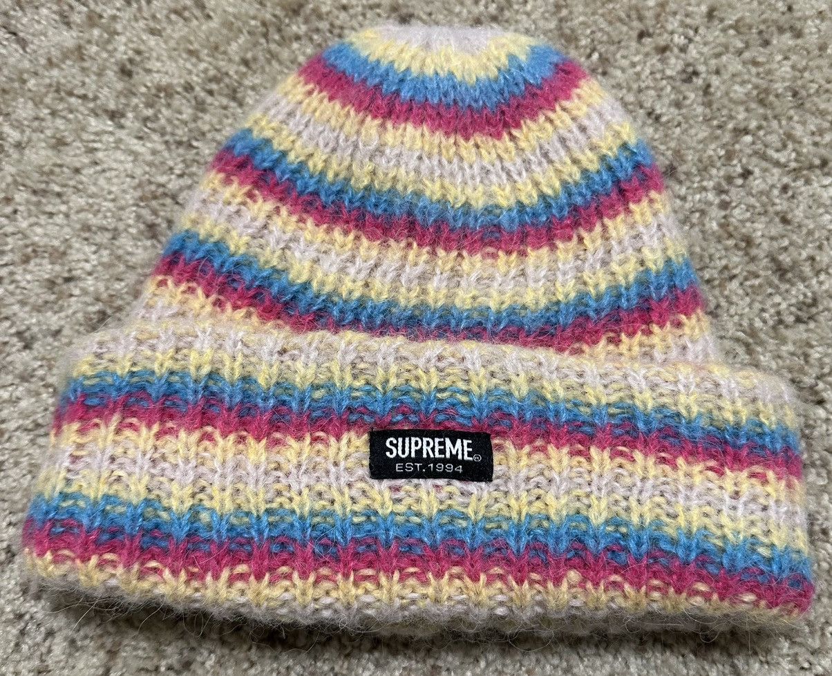 Supreme Supreme Tinsel Stripe Beanie multi | Grailed
