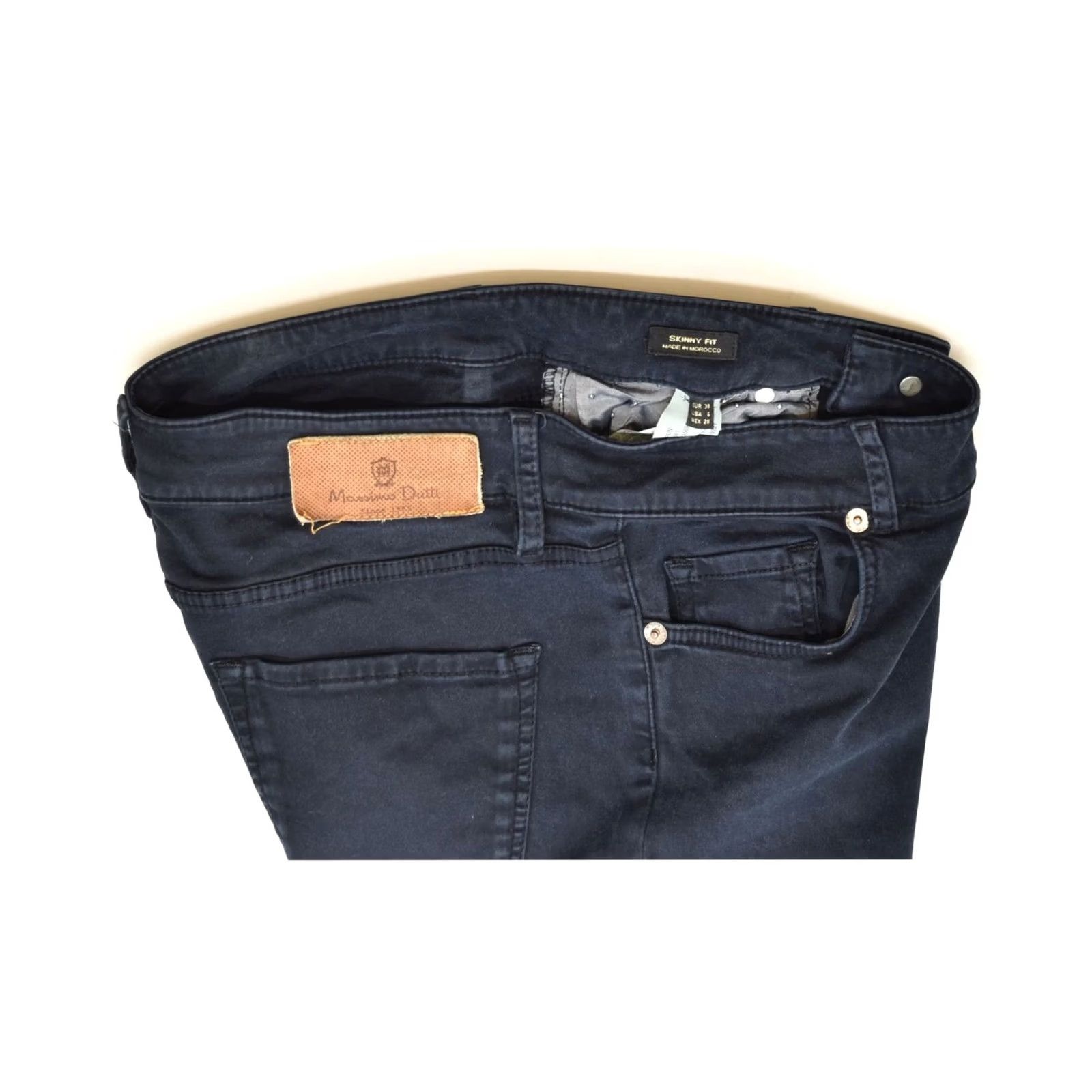 Massimo Dutti MASSIMO DUTTI Womens Trousers Medium Navy Blue W29 L29 Casual Size 32" / US 10 / IT 46 - 4 Thumbnail
