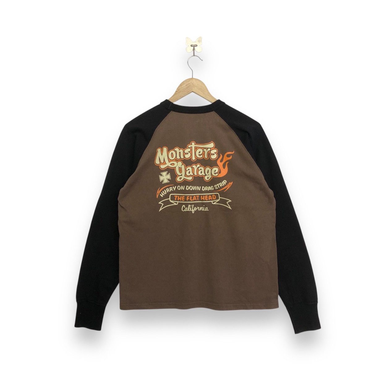 The Flat Head THE FLAT HEAD MONSTERS GARAGE RAGLAN LONG SLEEVE SHIRT Size US S / EU 44-46 / 1 - 1 Thumbnail