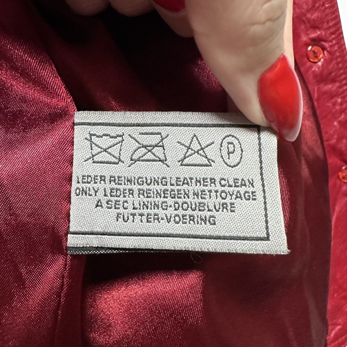 Other Vintage leather red jacket rare y2k Size S / US 4 / IT 40 - 11 Thumbnail