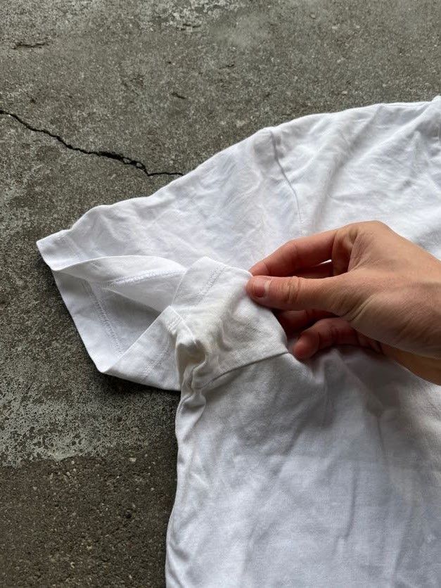 Acne Studios Acne Studios “Mysterious Stockholm Risk” AW13 white tee Size US L / EU 52-54 / 3 - 5 Thumbnail