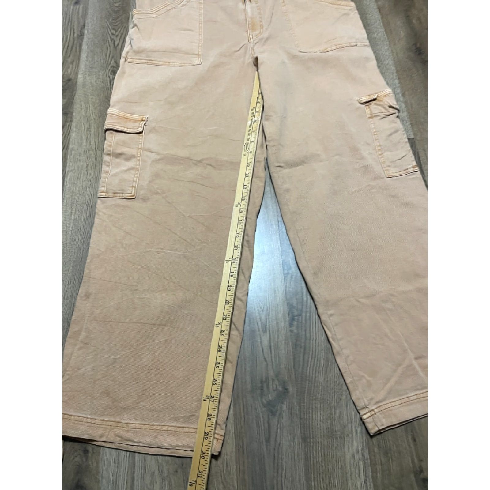 Vintage Maurices Pants, Women's XL, Brown, Straight Leg, Side Pockets, 40" Length, Regular, Cargo, 30" Inseam, Machine Washable, Pants, Women, Maurices Size 40" / US 18 - 7 Thumbnail