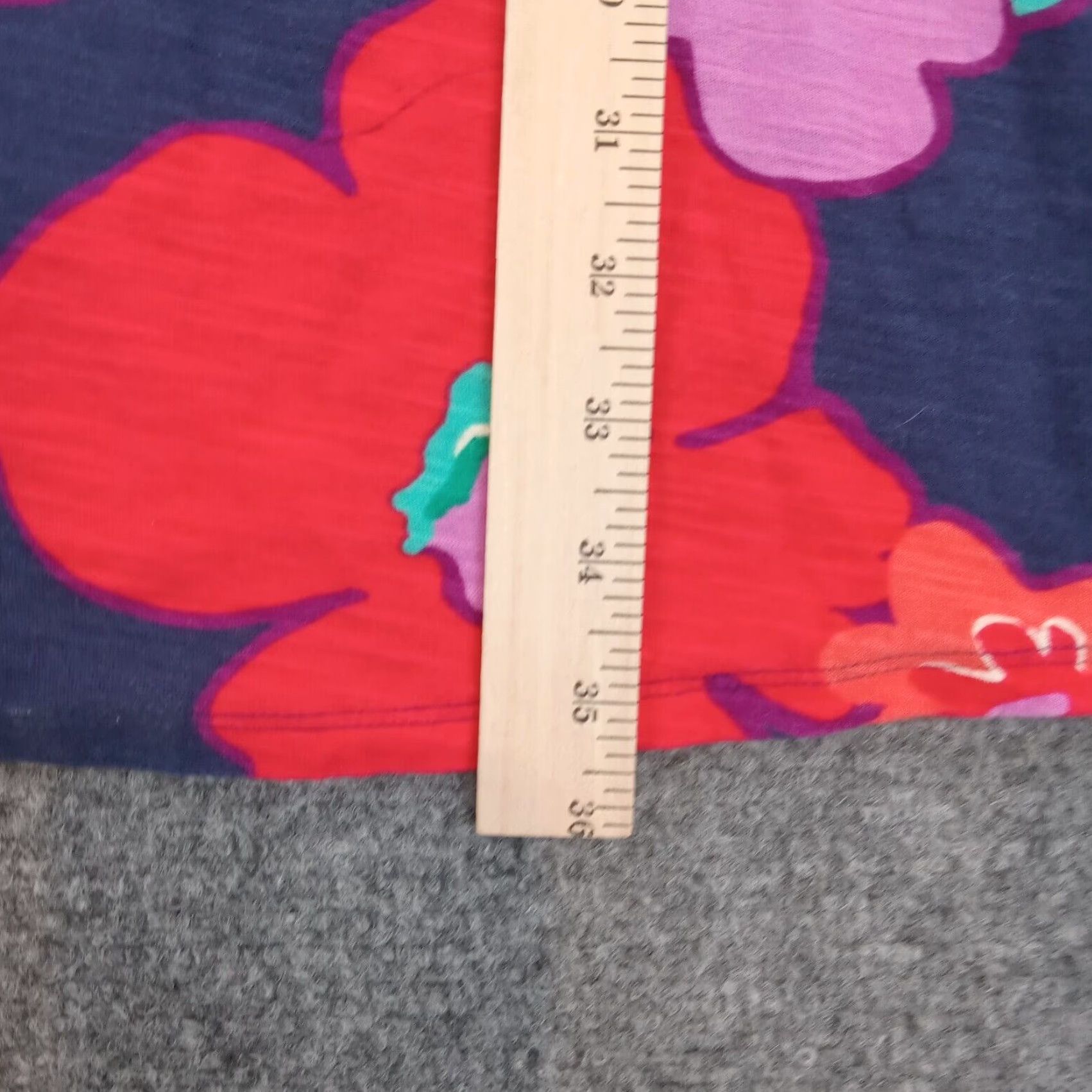 Lilly Pulitzer Lilly Pulitzer Blue Floral Fit and Flare Dress Womens Small Casual Size S / US 4 / IT 40 - 3 Thumbnail