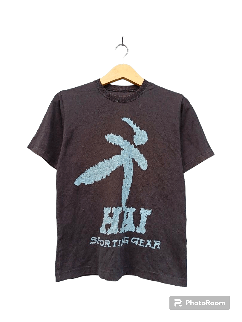 Vintage Big logo Hay sporting gear by Issey Miyake shirt