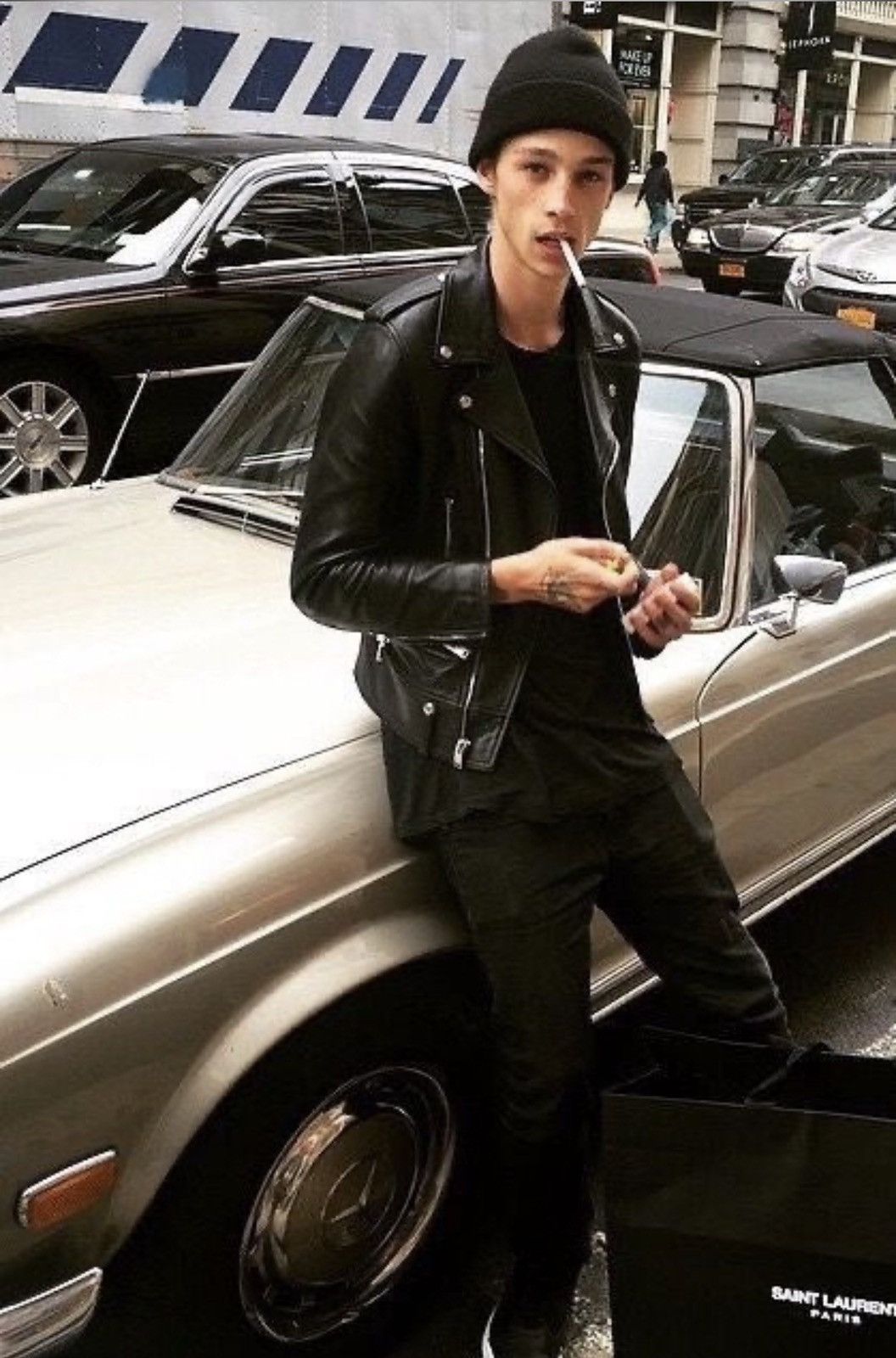 Saint Laurent Paris Saint Laurent L01 Moto Leather Jacket Size S / US 4 / IT 40 - 4 Thumbnail