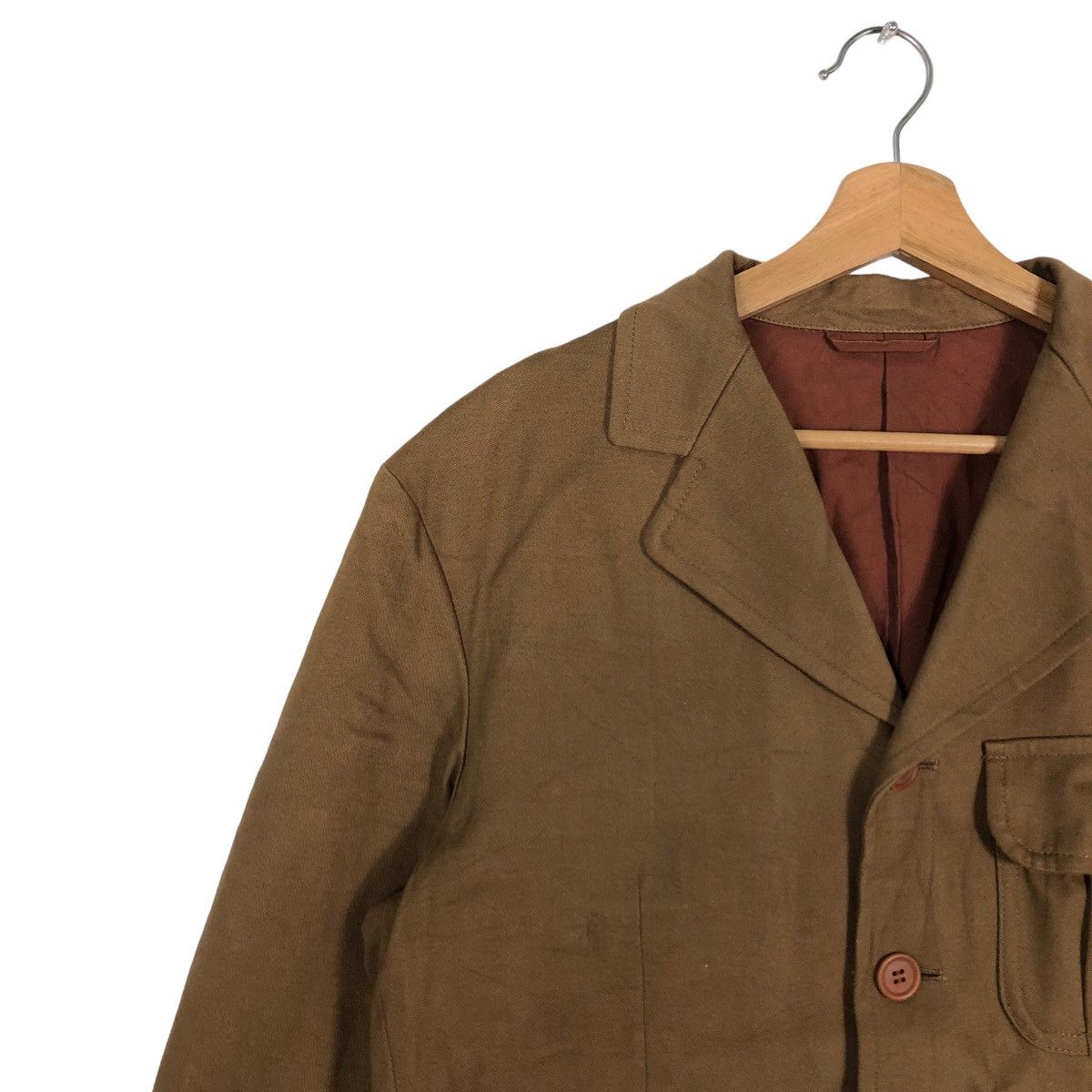 Romeo Gigli 🔥Double Collar Chore Jacket Cargo Pocket Romeo Gigli Size US M / EU 48-50 / 2 - 7 Thumbnail