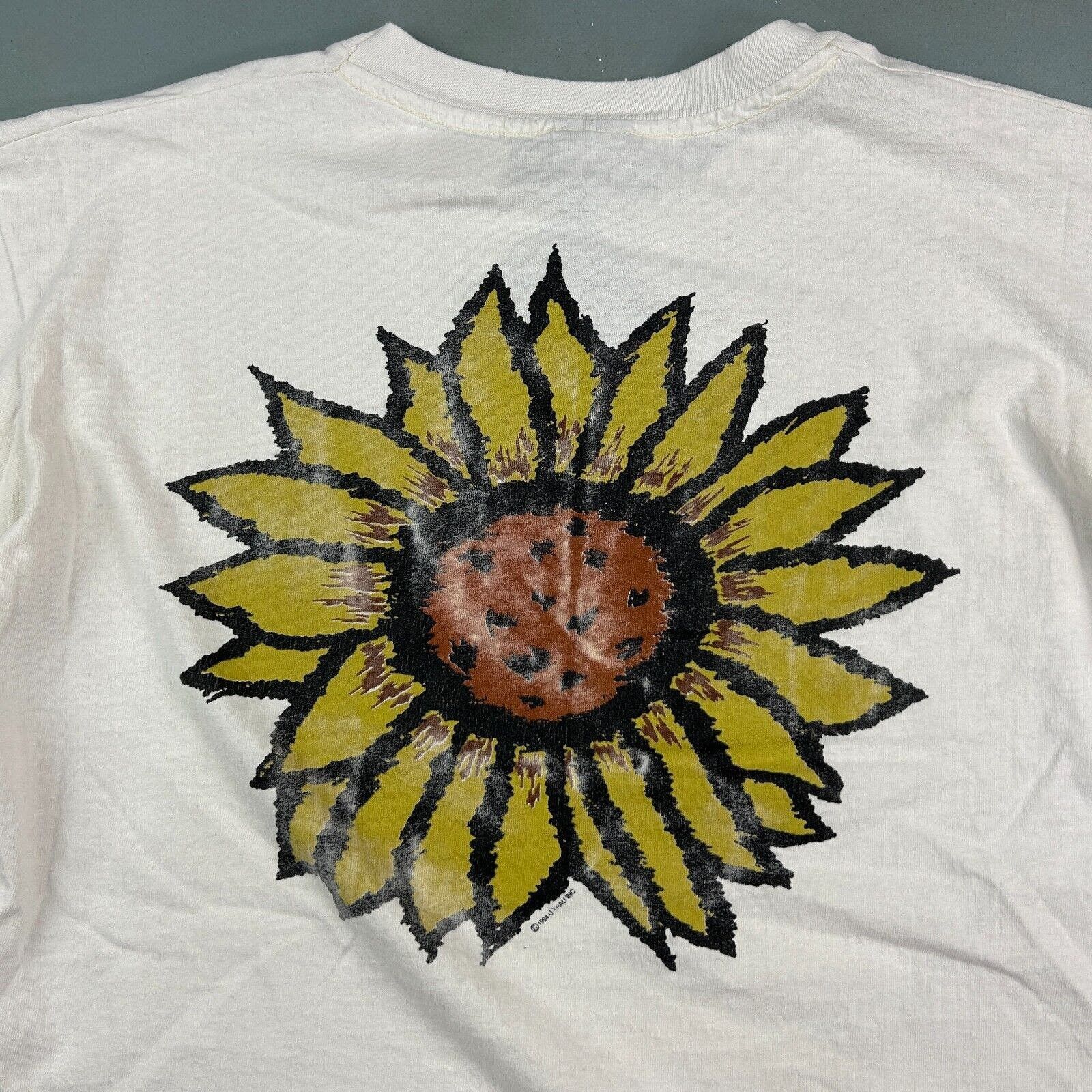 Vintage VINTAGE 90s | Shippensburg University Sunflower T-Shirt sz L Size US L / EU 52-54 / 3 - 8 Thumbnail