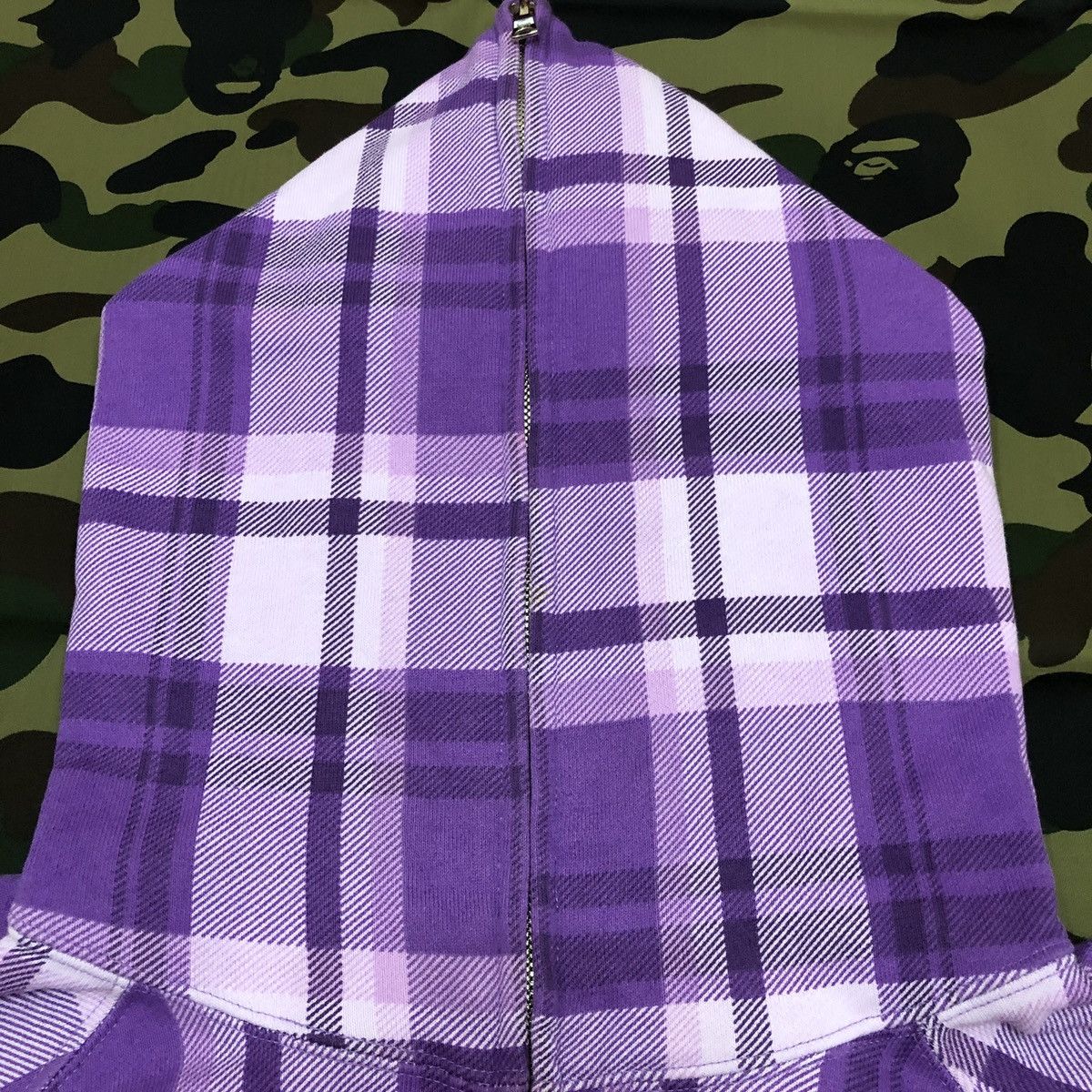 Bape Og 2008 Bape Check Fullzip Hoodie Size US M / EU 48-50 / 2 - 3 Thumbnail
