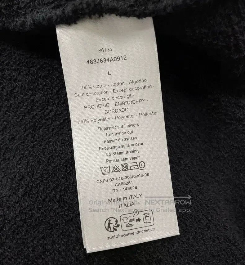 Dior Dior 24 new black sweatshirts Size US L / EU 52-54 / 3 - 6 Thumbnail