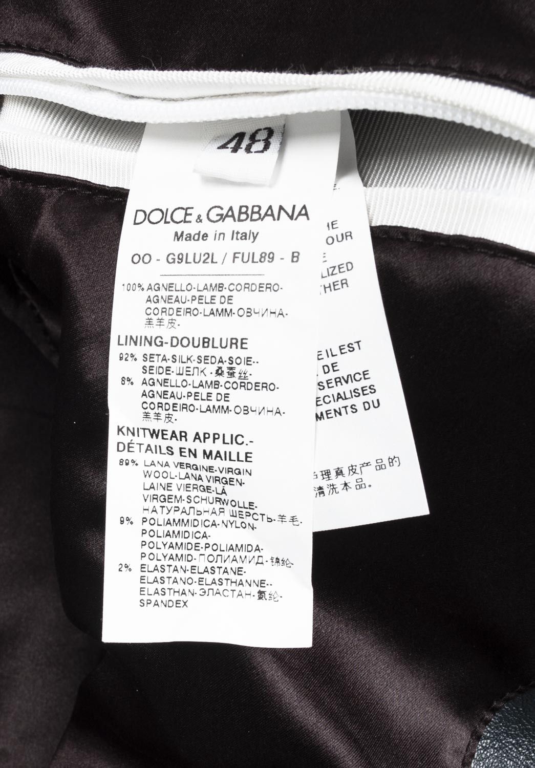 Dolce & Gabbana Dolce Gabbana Men jacket navy bomber Size ITA48/Medium, S876 Size US M / EU 48-50 / 2 - 7 Thumbnail