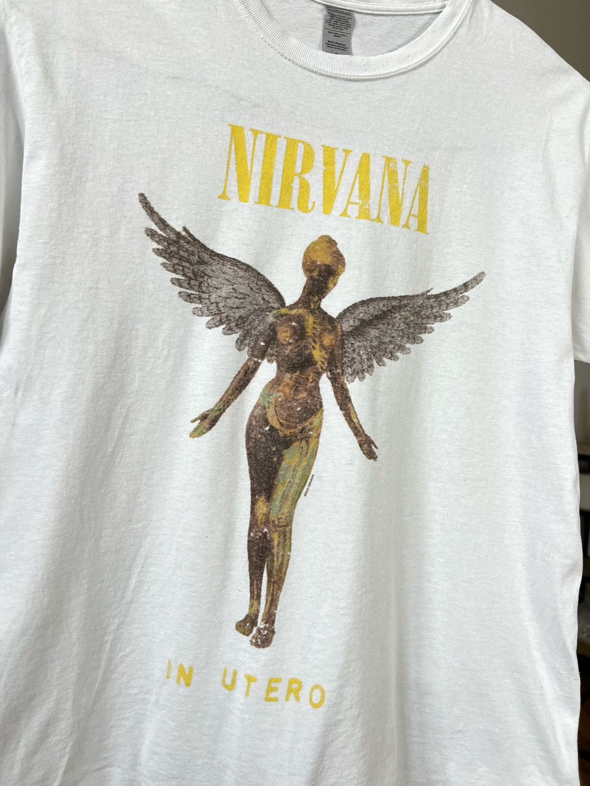 Band Tees × Vintage Nirvana in utero Official Tee Tshirt Size US L / EU 52-54 / 3 - 2 Thumbnail