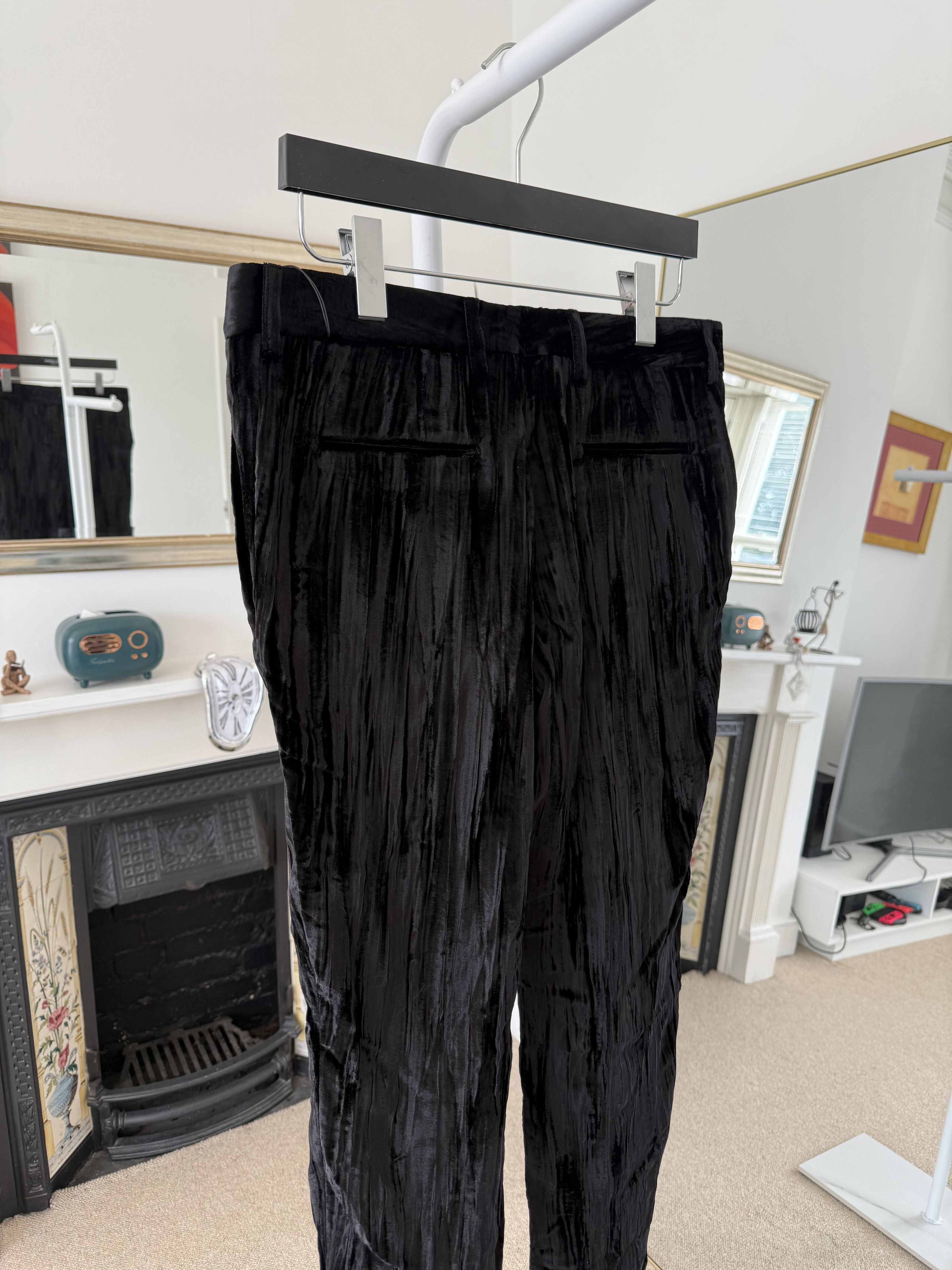 Saint Laurent Paris Saint Laurent Velour Low Waist Trousers Size 28" / US 6 / IT 42 - 5 Thumbnail
