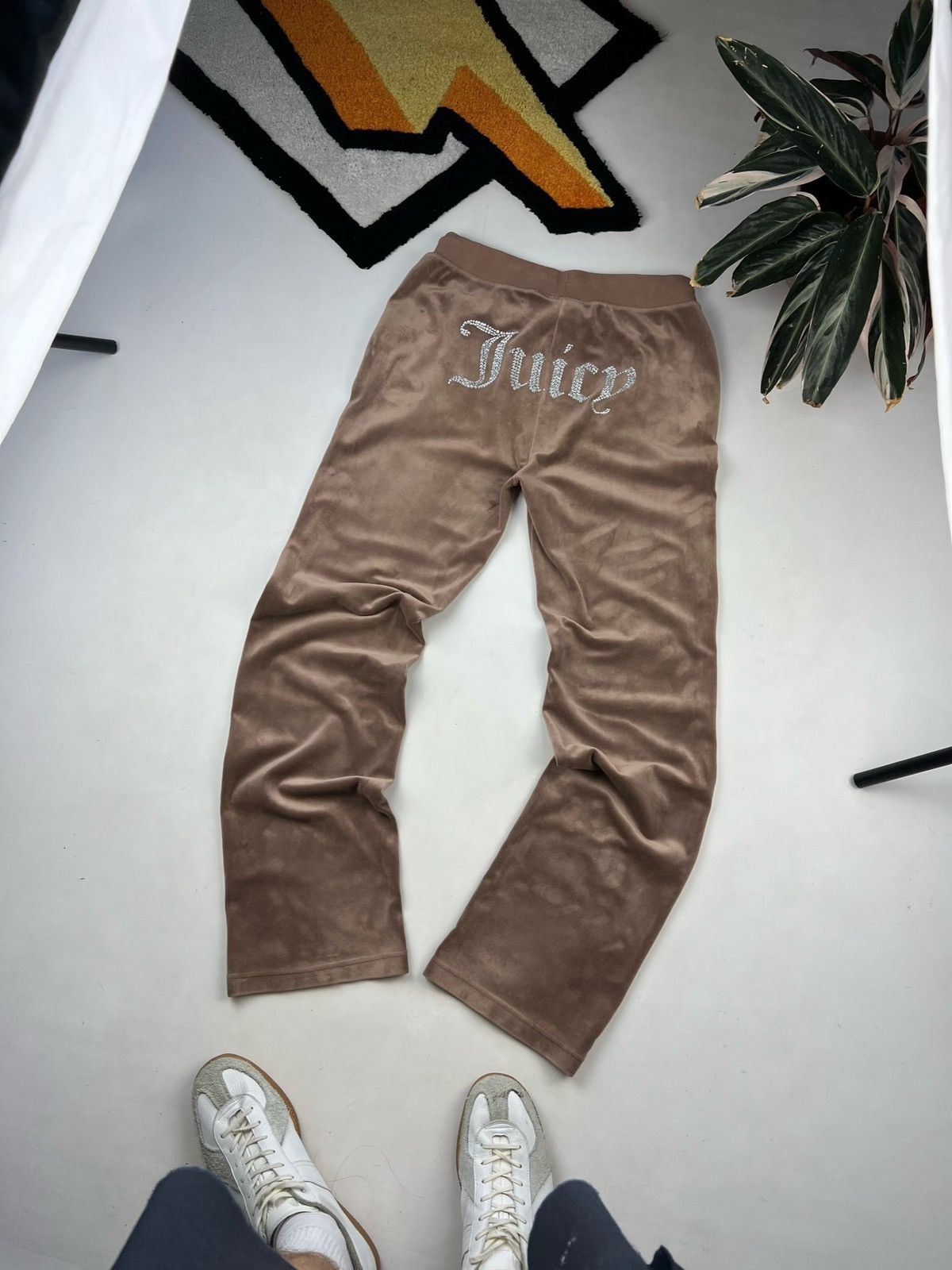 Juicy Couture × Vintage VINTAGE JUICY COUTURE VELOUR PANTS Size 28" / US 6 / IT 42 - 3 Thumbnail