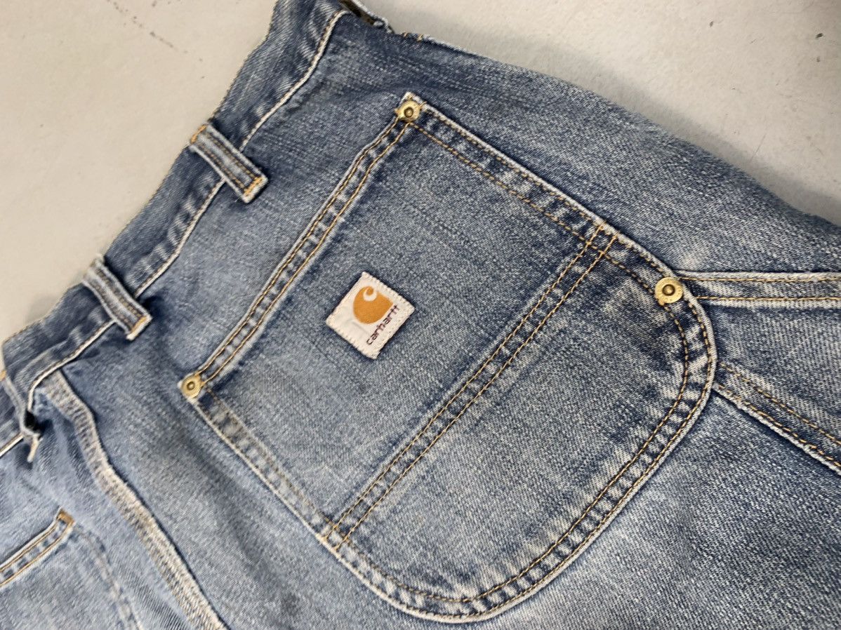 Carhartt Vintage Carhartt b73 DST double knee distressed denim Size US 38 / EU 54 - 8 Thumbnail