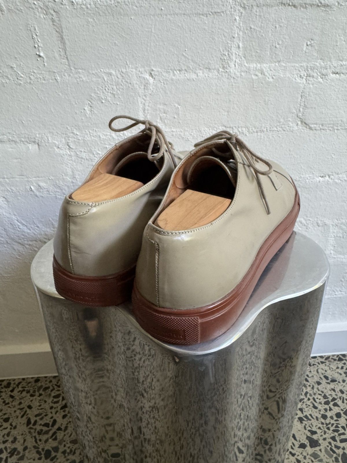Dries Van Noten Coated leather low top shoes Size US 10 / EU 43 - 6 Thumbnail