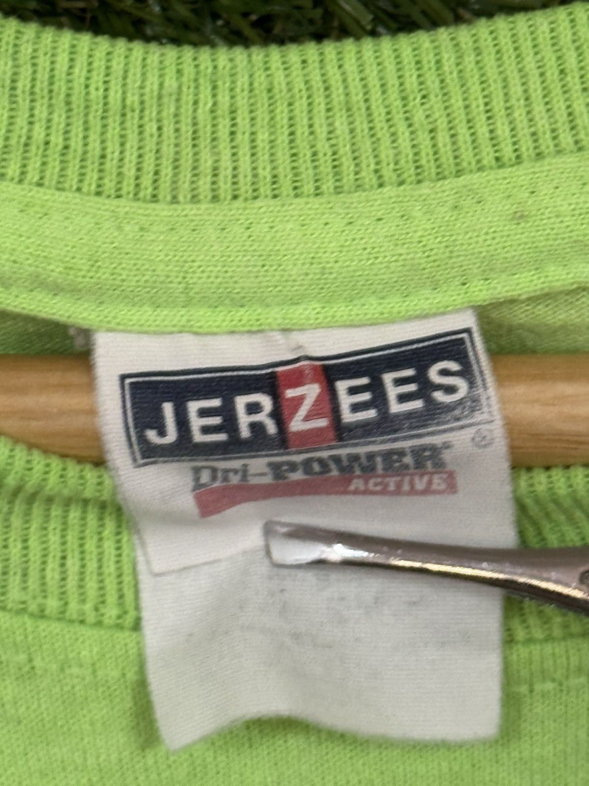 Vintage Vintage Neon Pig Piggly Jerzees Green Pork Cartoon Tee 2XL Size US XXL / EU 58 / 5 - 3 Thumbnail