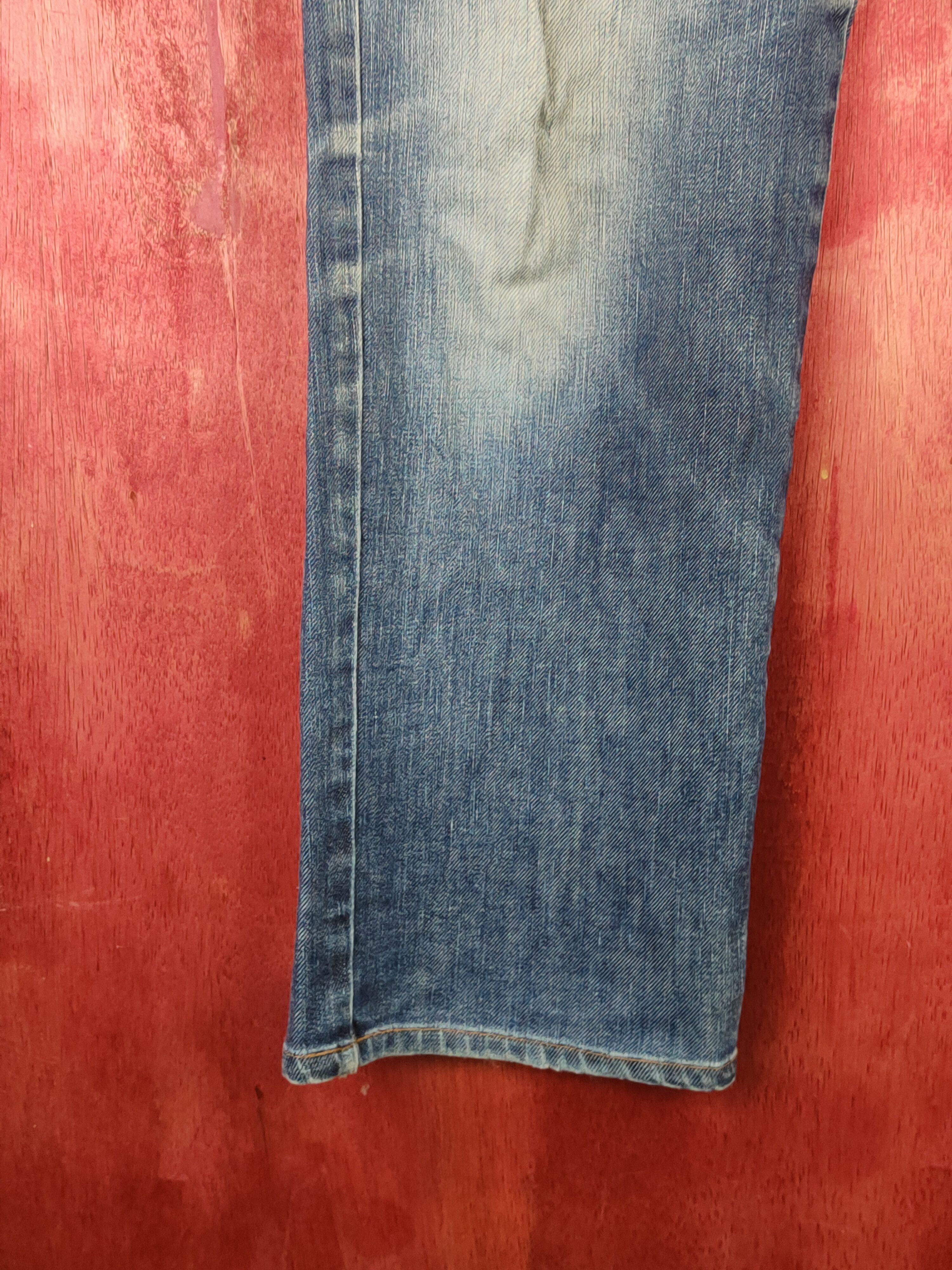 Japanese Brand Bobson Blue Distressed Ripped Jeans #S1660 Size US 30 / EU 46 - 6 Thumbnail