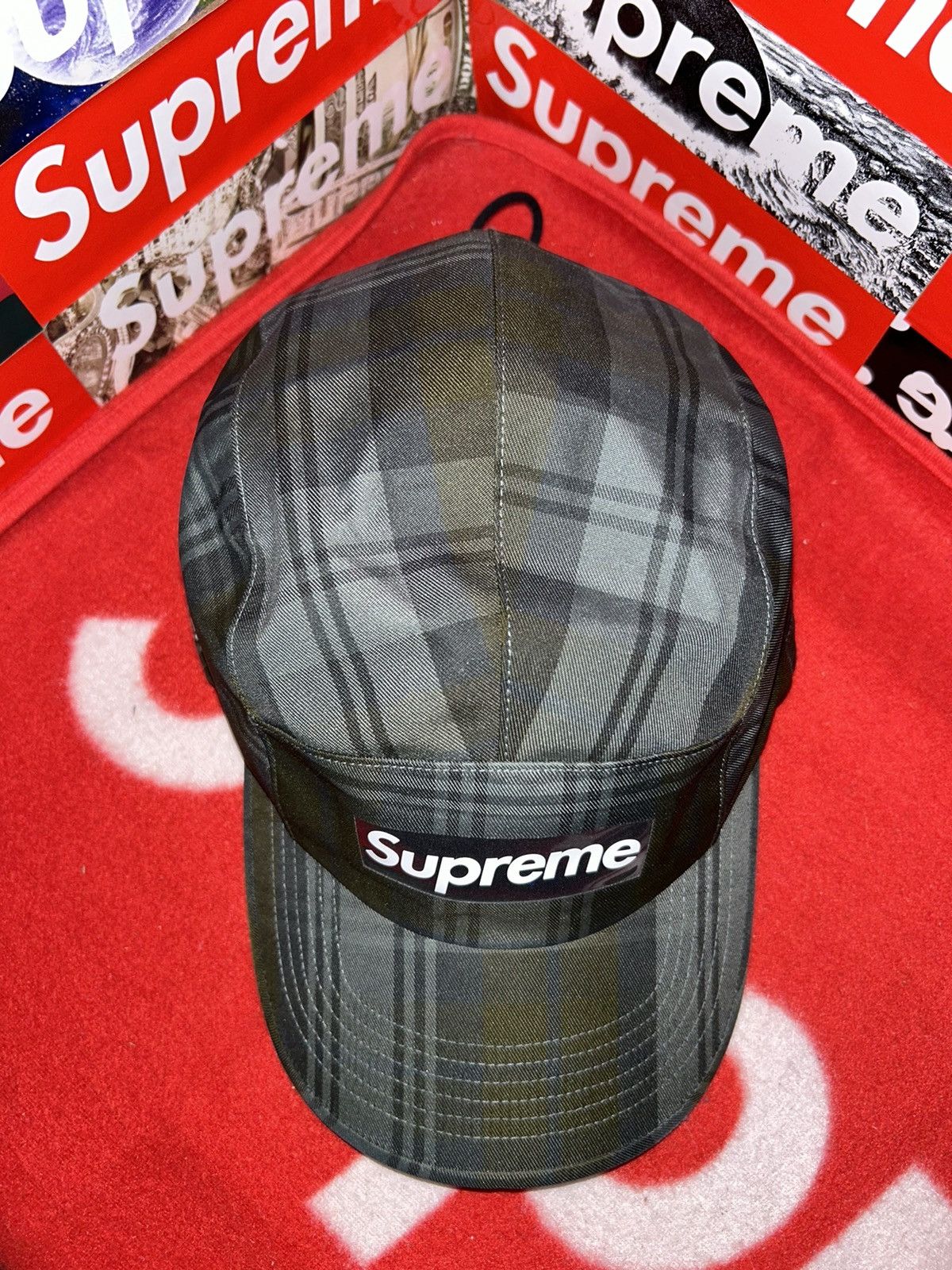 Supreme Supreme GORE-TEX Tech Camp Cap Olive Plaid FW21 NEW Size ONE SIZE - 2 Thumbnail