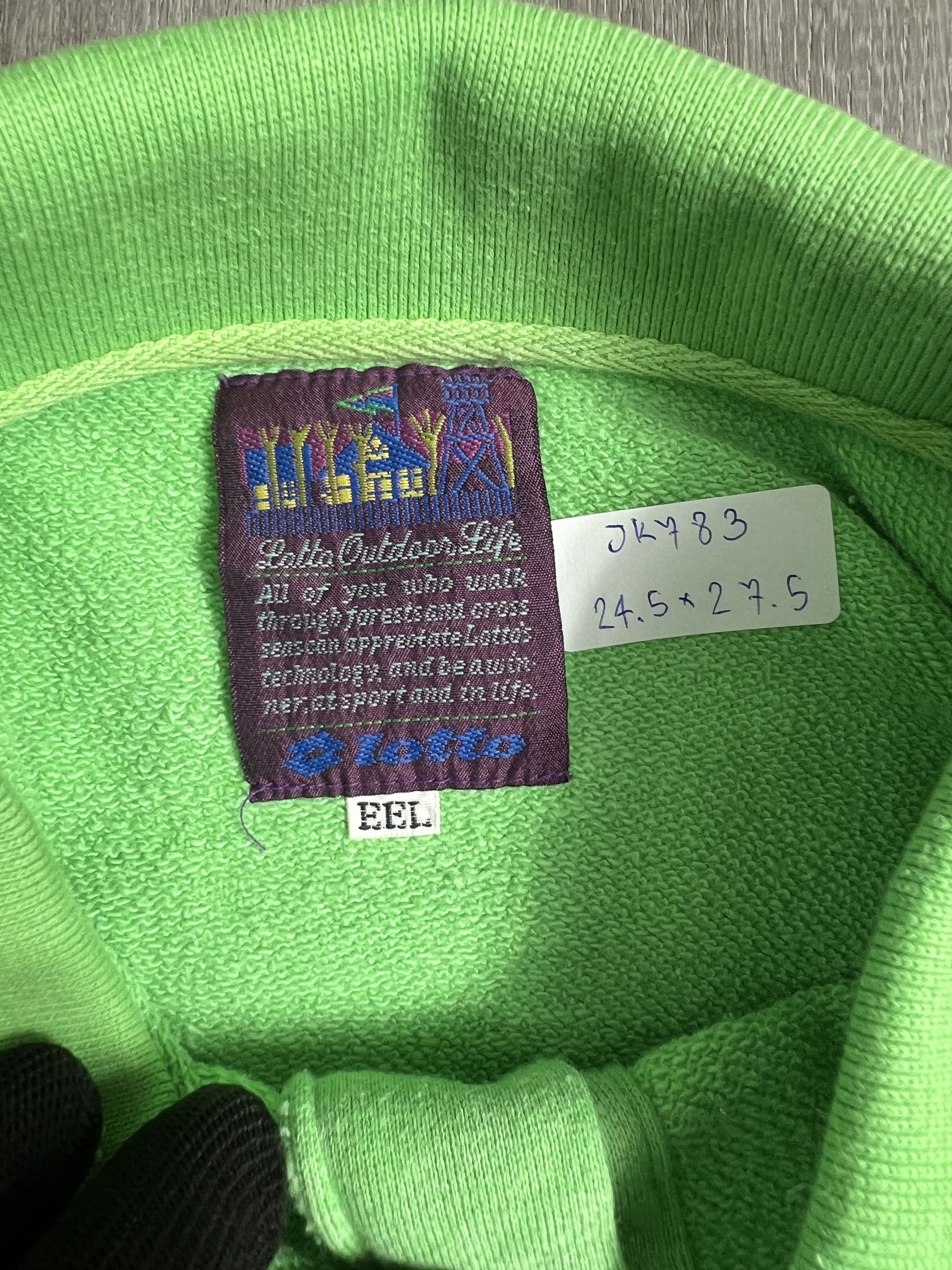 Lotto Sport VTG 80s Lotto Mini Logo Embroidery Sweatshirt (XXL) JK783 Size US XXL / EU 58 / 5 - 3 Thumbnail