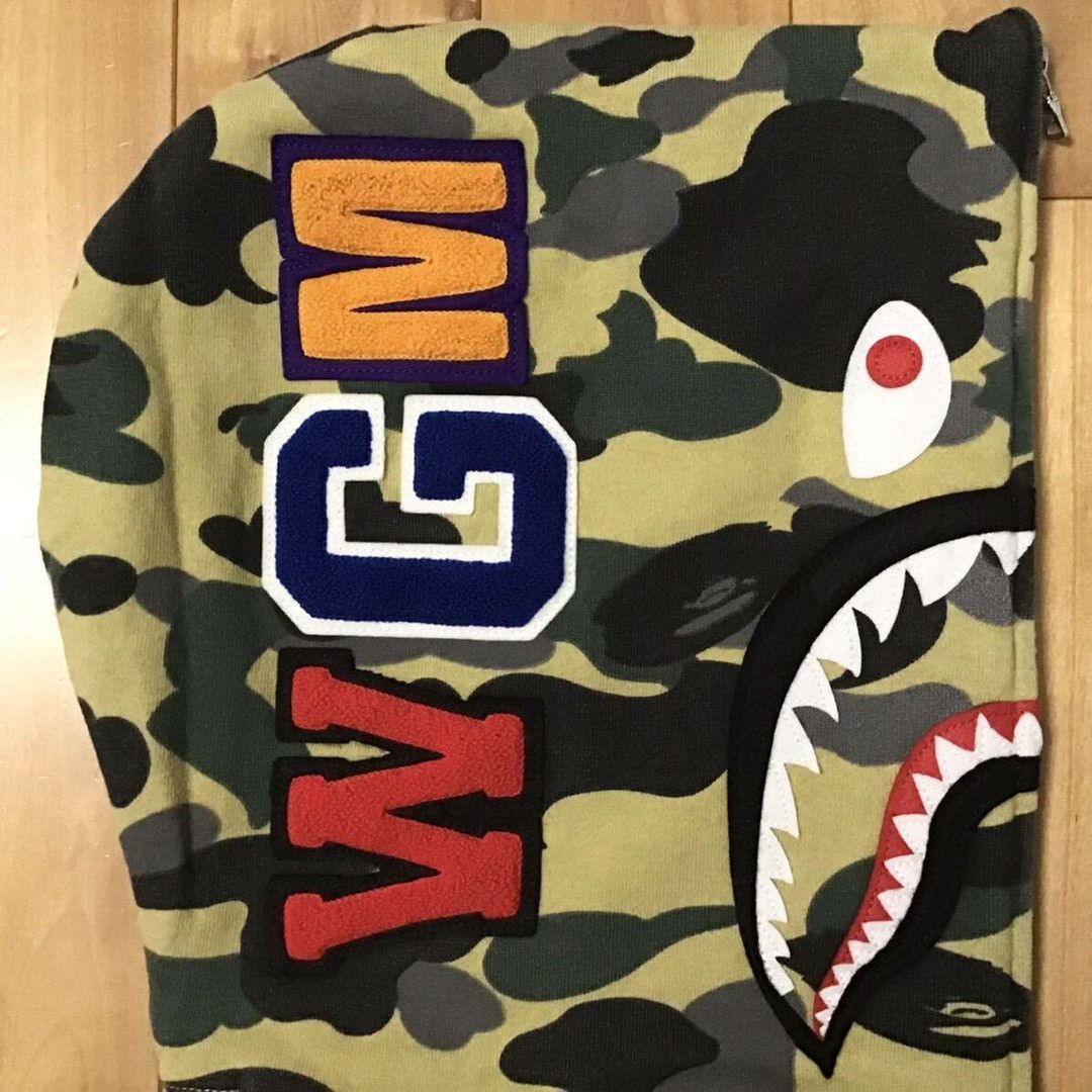 Bape BAPE Reflective camo shark full zip hoodie a bathing ape Size US S / EU 44-46 / 1 - 5 Thumbnail