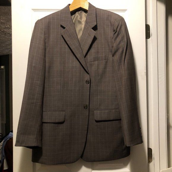 Bachrach BACHRACH MEN'S 100%WOOL SPORT COAT BLAZER JACKET SIZE: 44R Size 44R - 2 Thumbnail