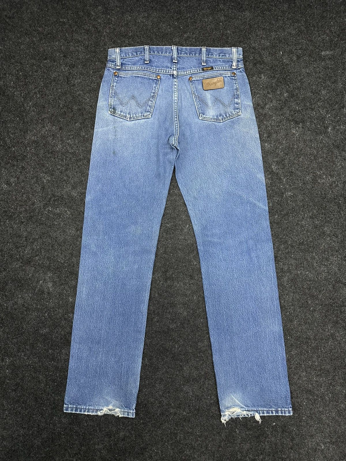BUFFALO BOBS × Vintage × Wrangler Vintage 70s Wrangler Distressed Denim Size 32 F42 Size US 32 / EU 48 - 2 Thumbnail