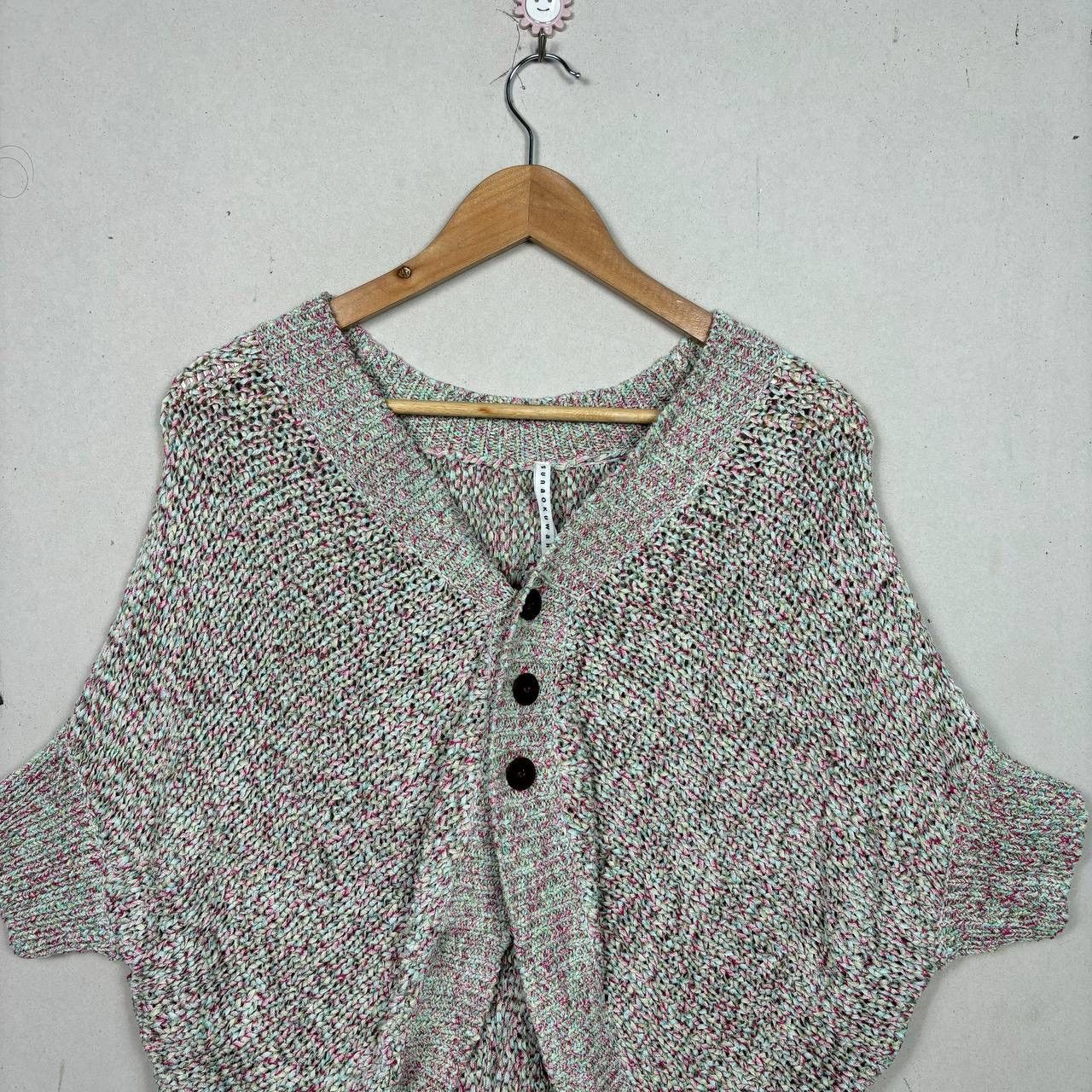 Sunao Kuwahara Sunao Kuwahara Issey Miyake Archive Batwing Knit Cardigan Size M / US 6-8 / IT 42-44 - 2 Thumbnail