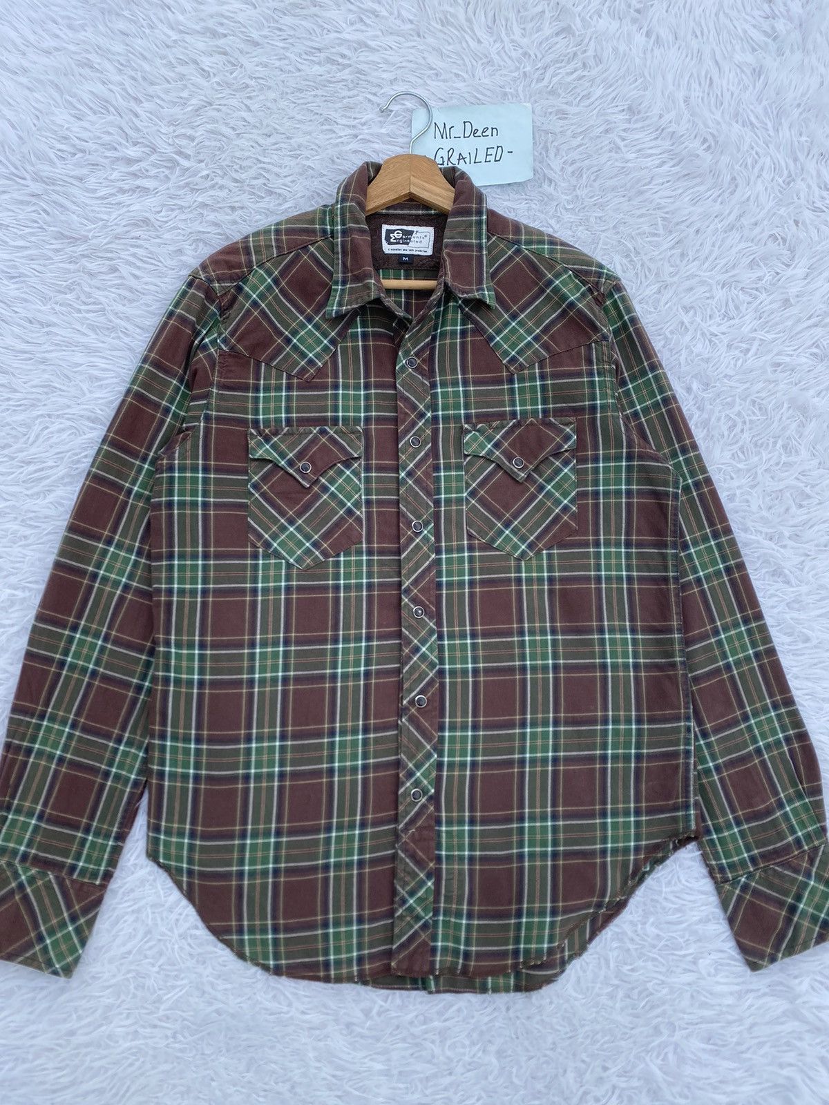Engineered Garments Rare Engineered Garments Checkered Buttons Shirt Size US M / EU 48-50 / 2 - 4 Thumbnail