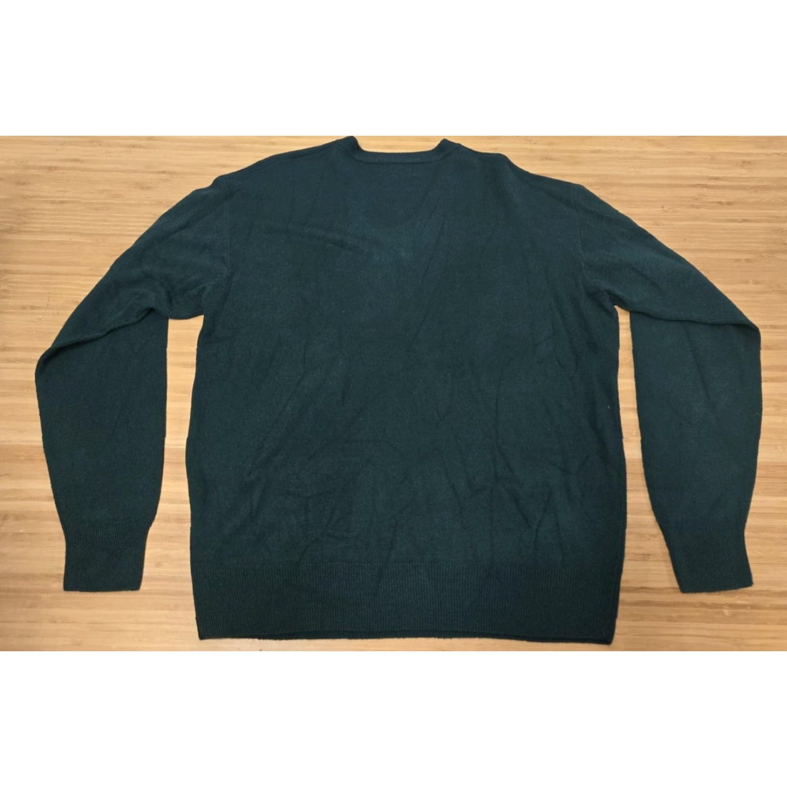 Polo Ralph Lauren Polo Ralph Lauren Sweater Mens XL Green Cashmere V-Neck Golf Crest Pullover Knit Size US XL / EU 56 / 4 - 6 Thumbnail