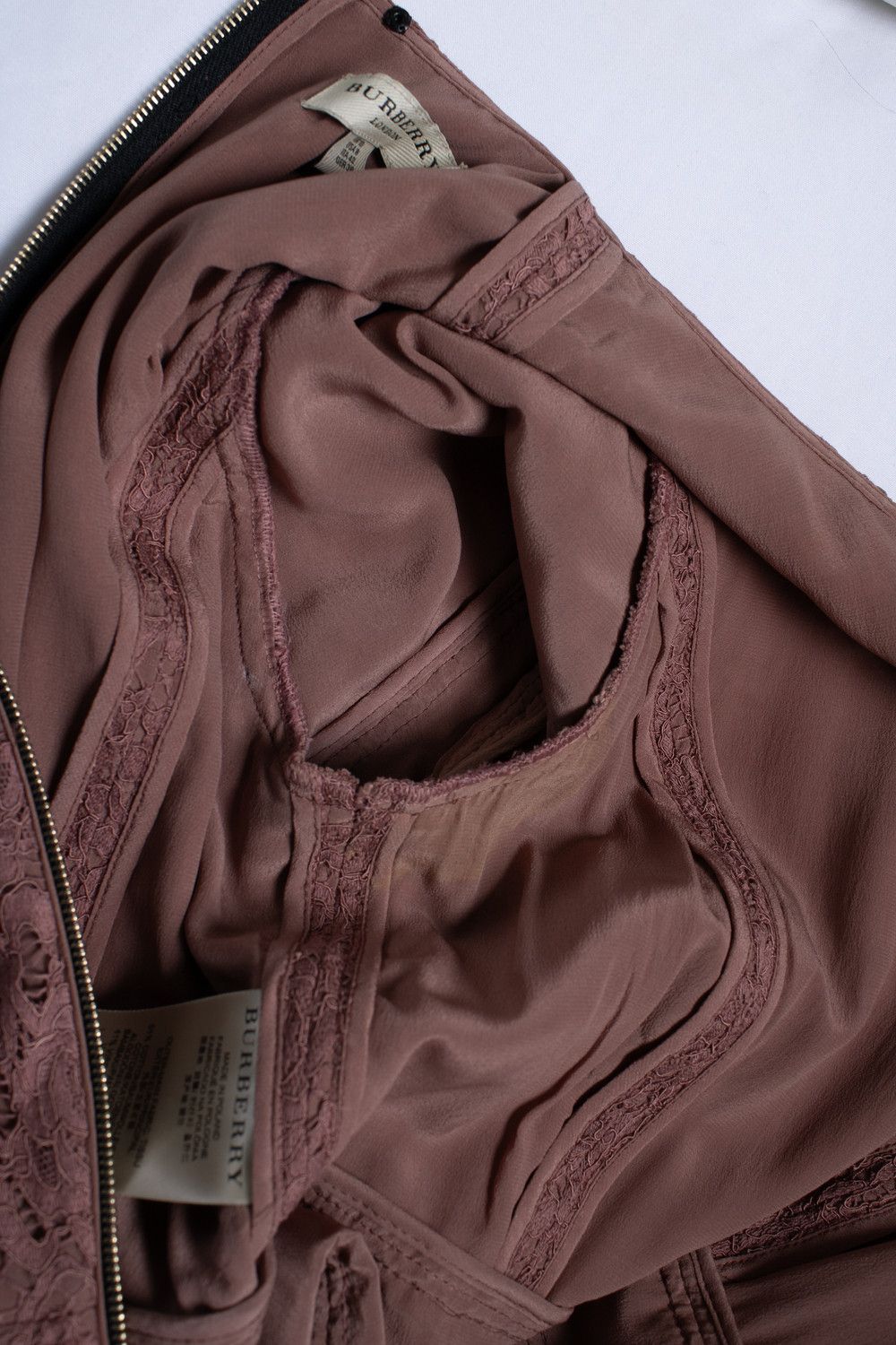 Burberry Burberry, Mauve dress in old pink Size M / US 6-8 / IT 42-44 - 7 Thumbnail