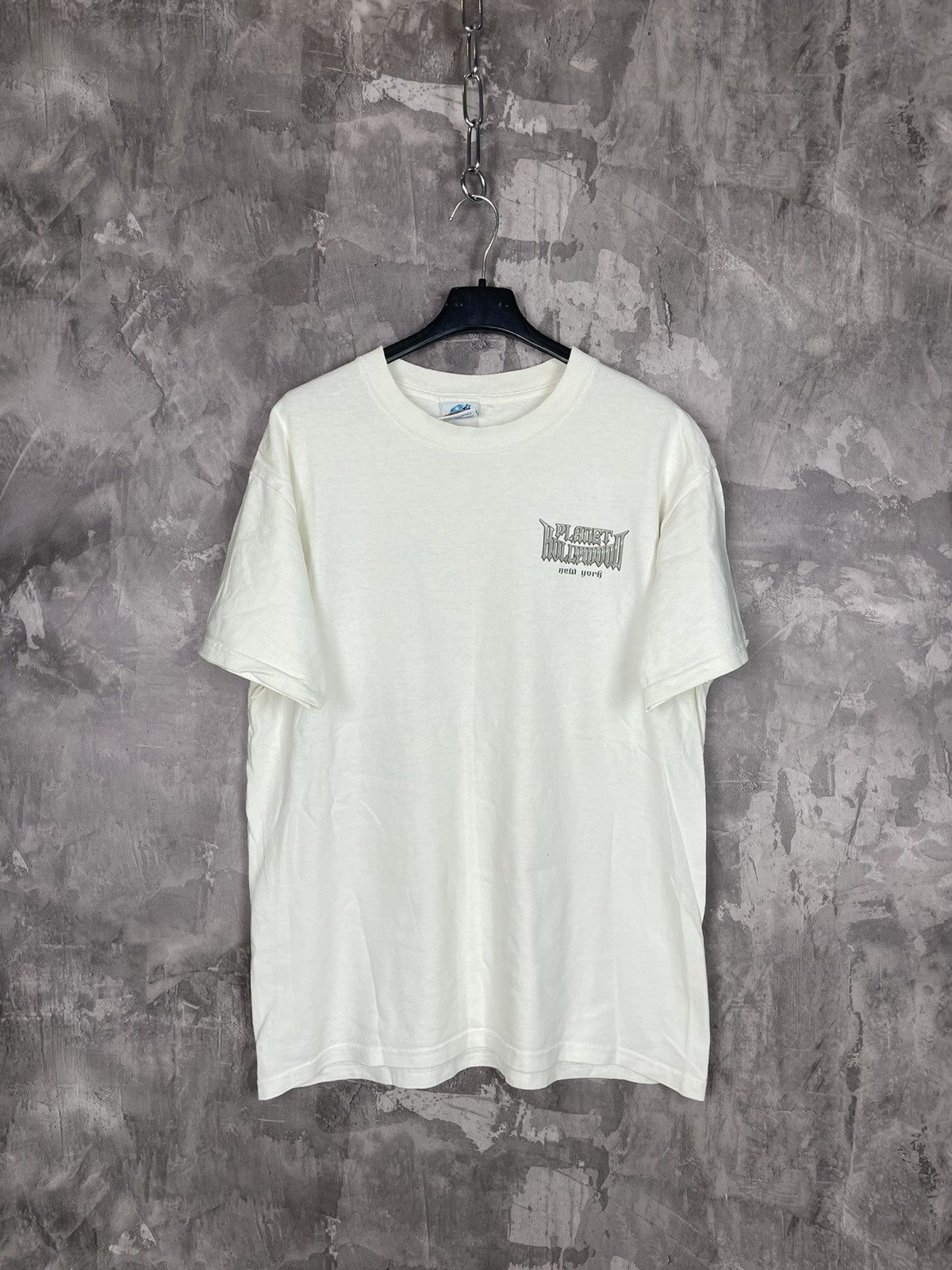 Planet Hollywood × Vintage Planet Hollywood Big Logo T-Shirt XL VTG 90s Streetwear Size US L / EU 52-54 / 3 - 2 Thumbnail