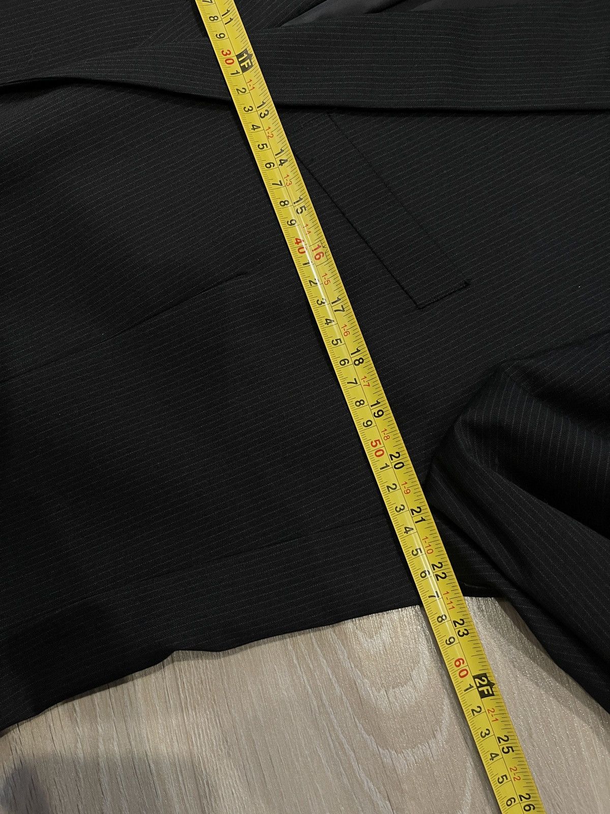 Vintage Biaggini classic suit black mens blazer + trousers 42R Size 42R - 21 Thumbnail