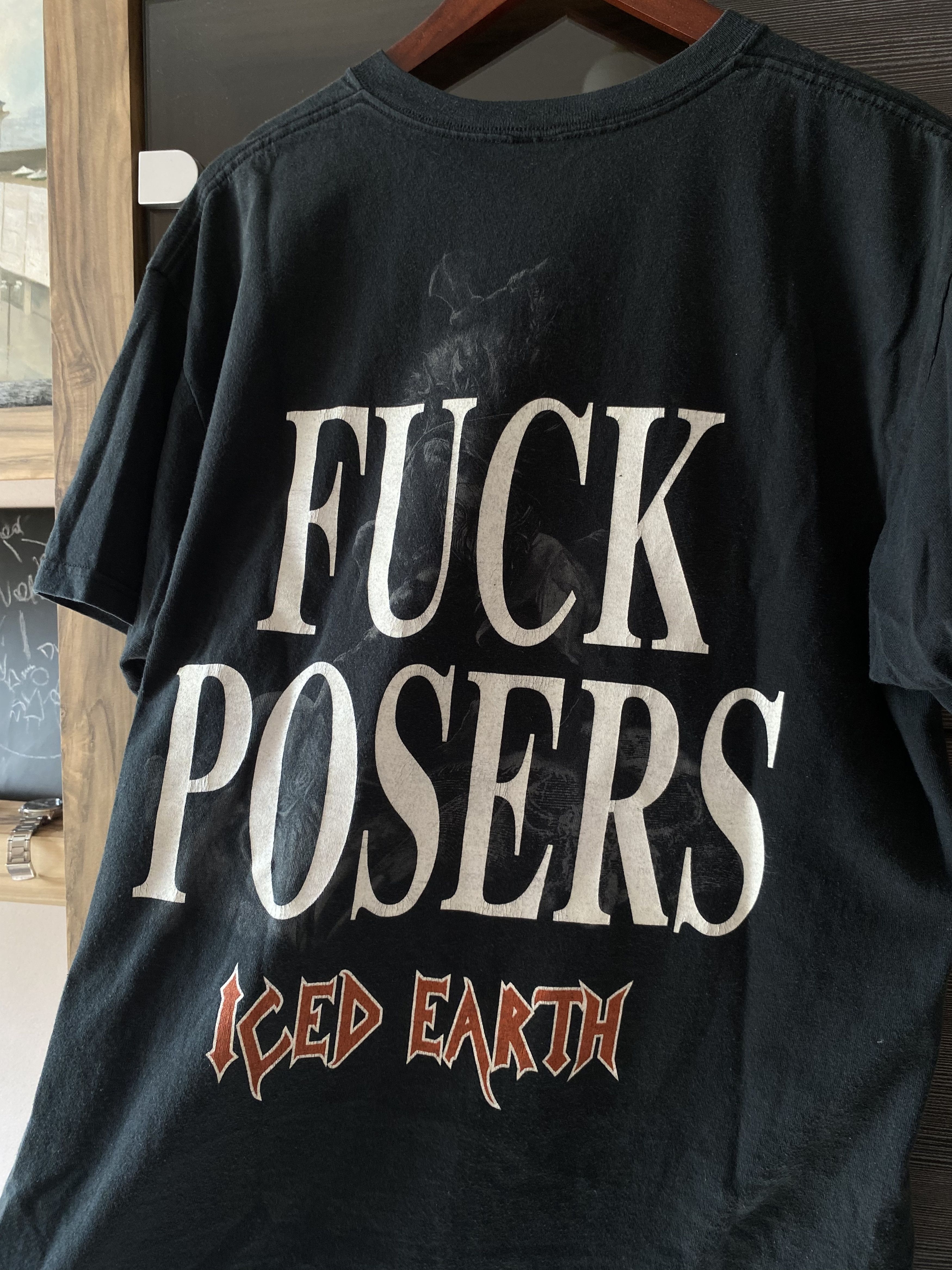 Band Tees Iced Earth Vintage T-Shirt A Revolution Is Coming Anvil Size US L / EU 52-54 / 3 - 4 Thumbnail